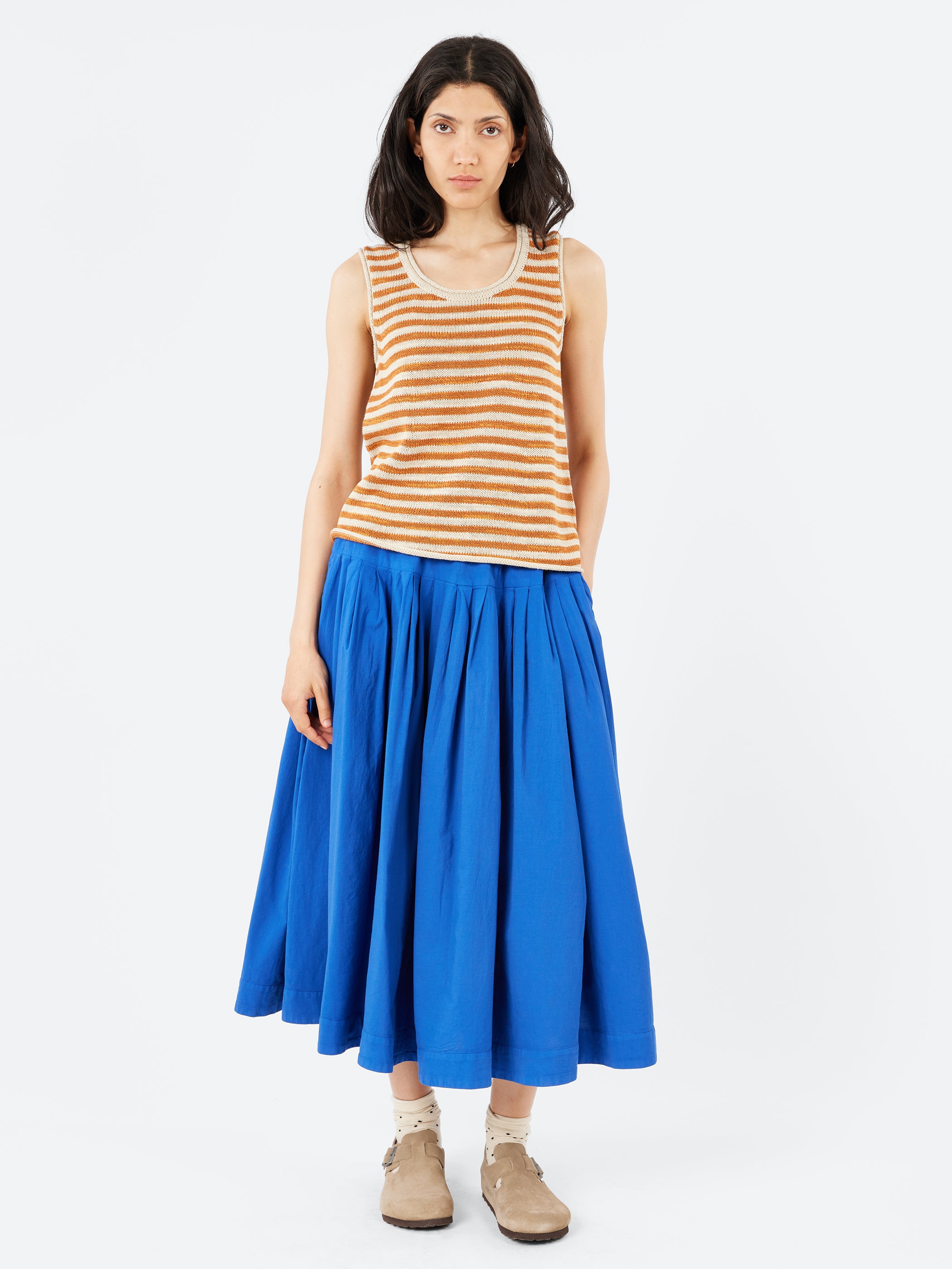 Pleated Raised Skirt