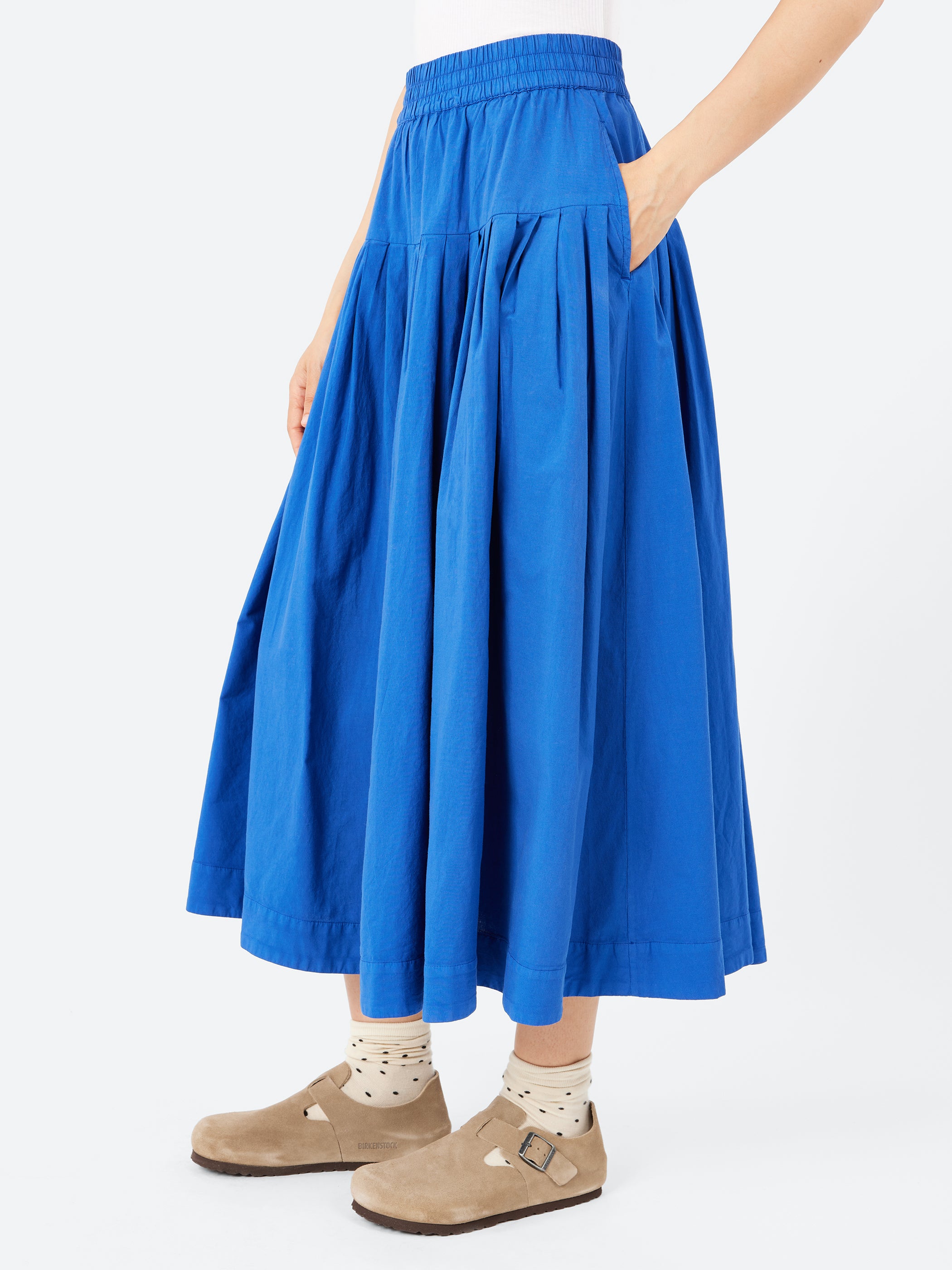 Pleated Raised Skirt