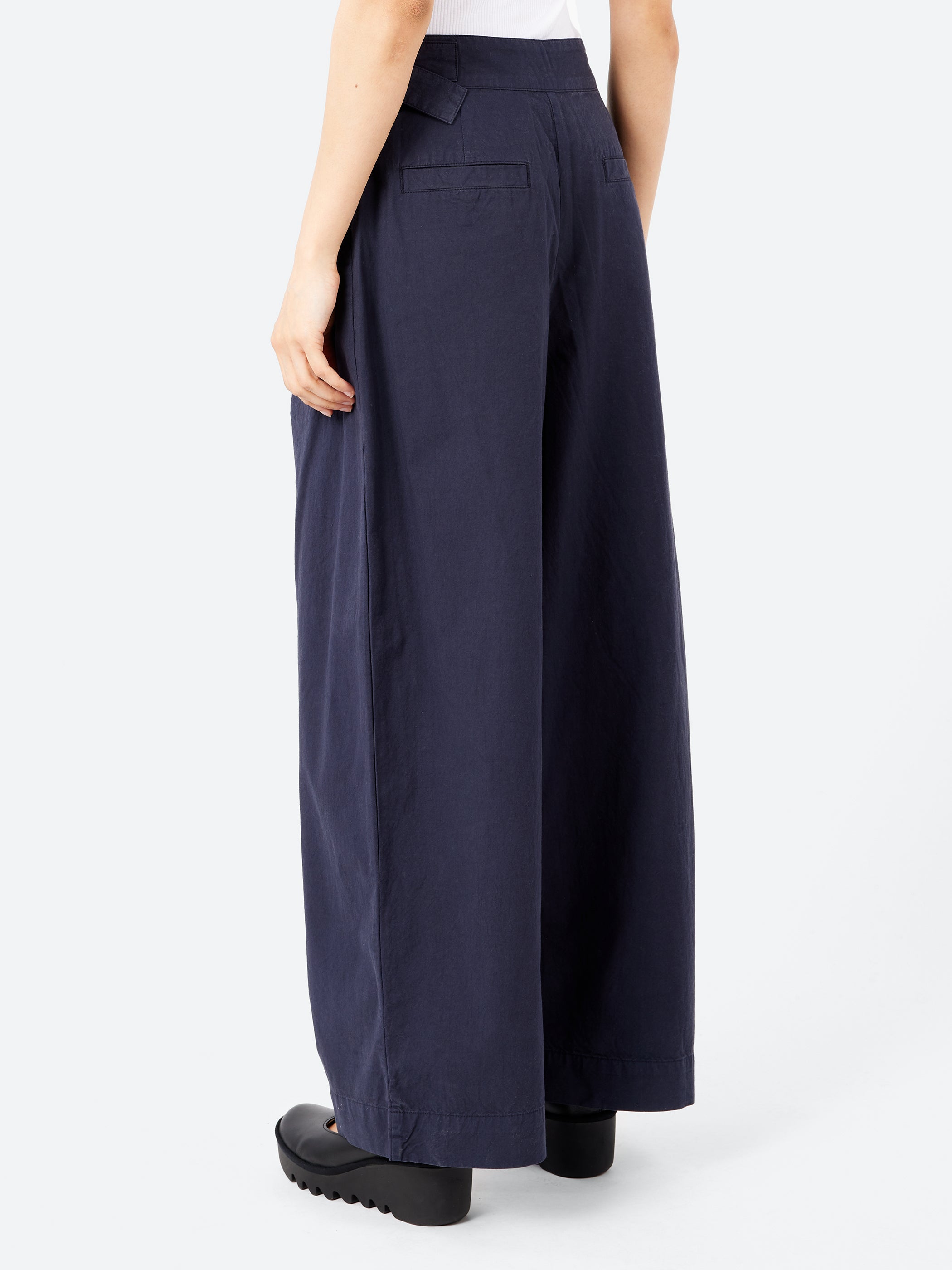 Belted Wide Leg Trousers
