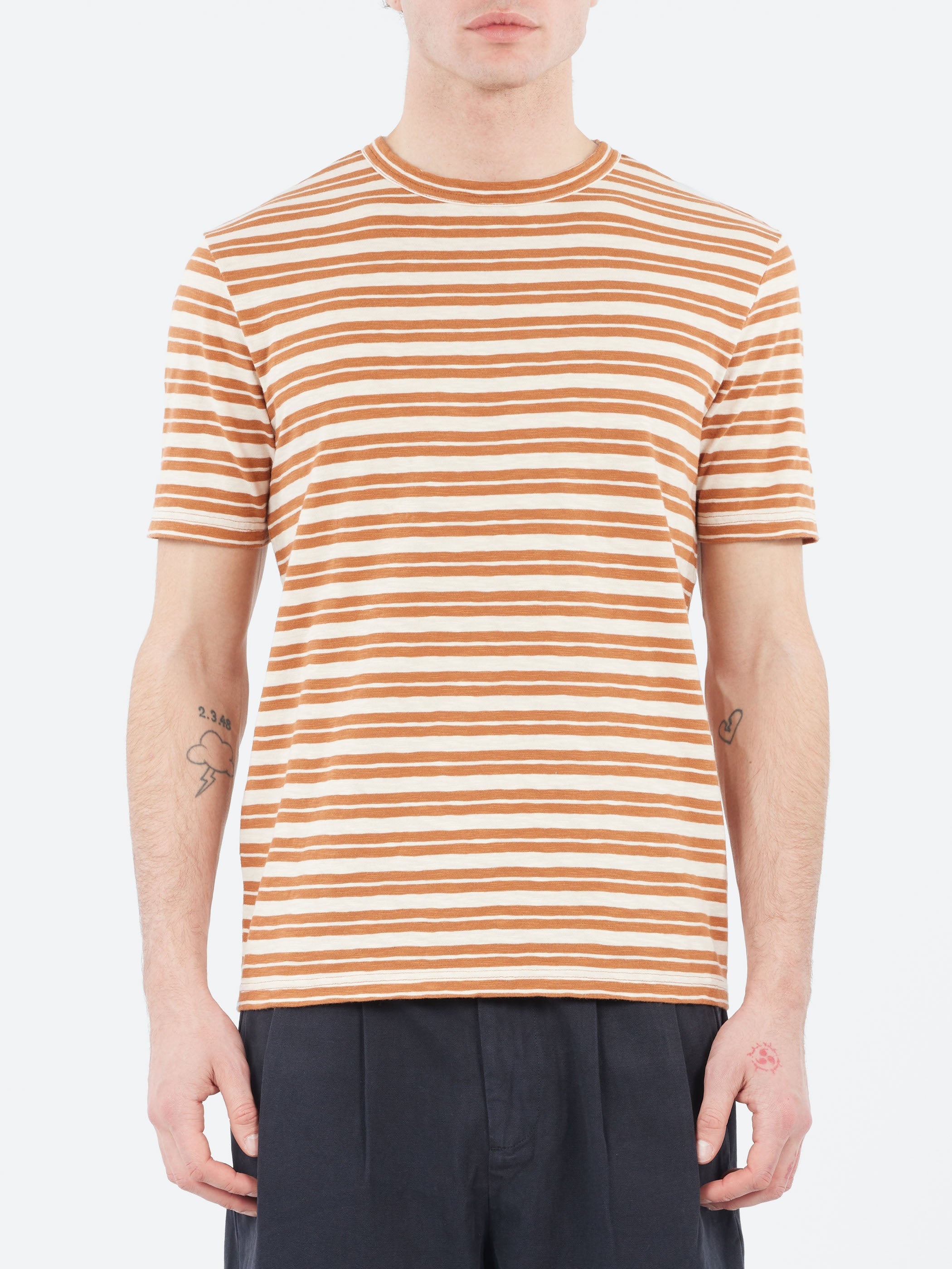 Theo Stripe Short Sleeve Tee
