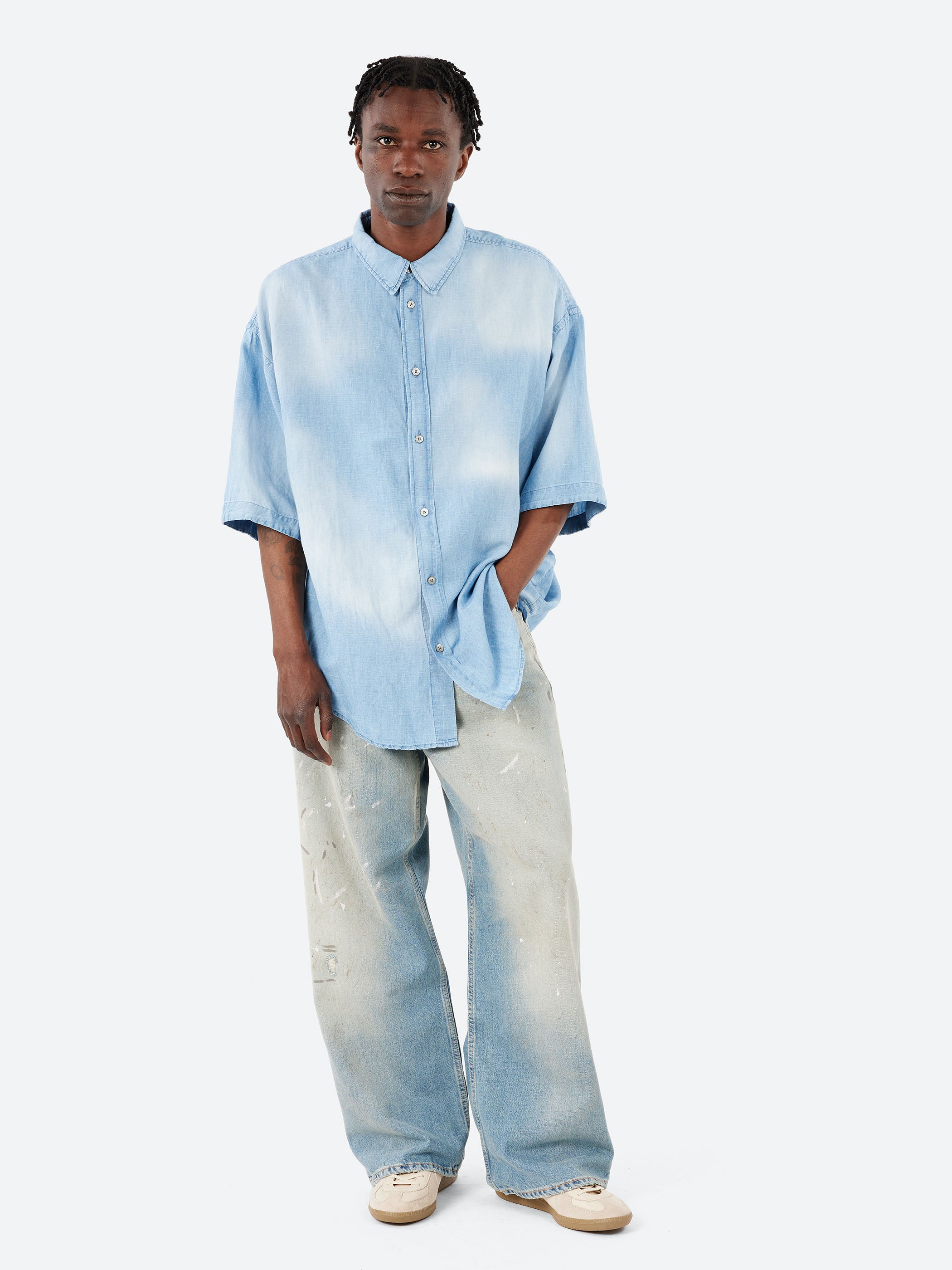 Button-Up Shirt Logo Stamp