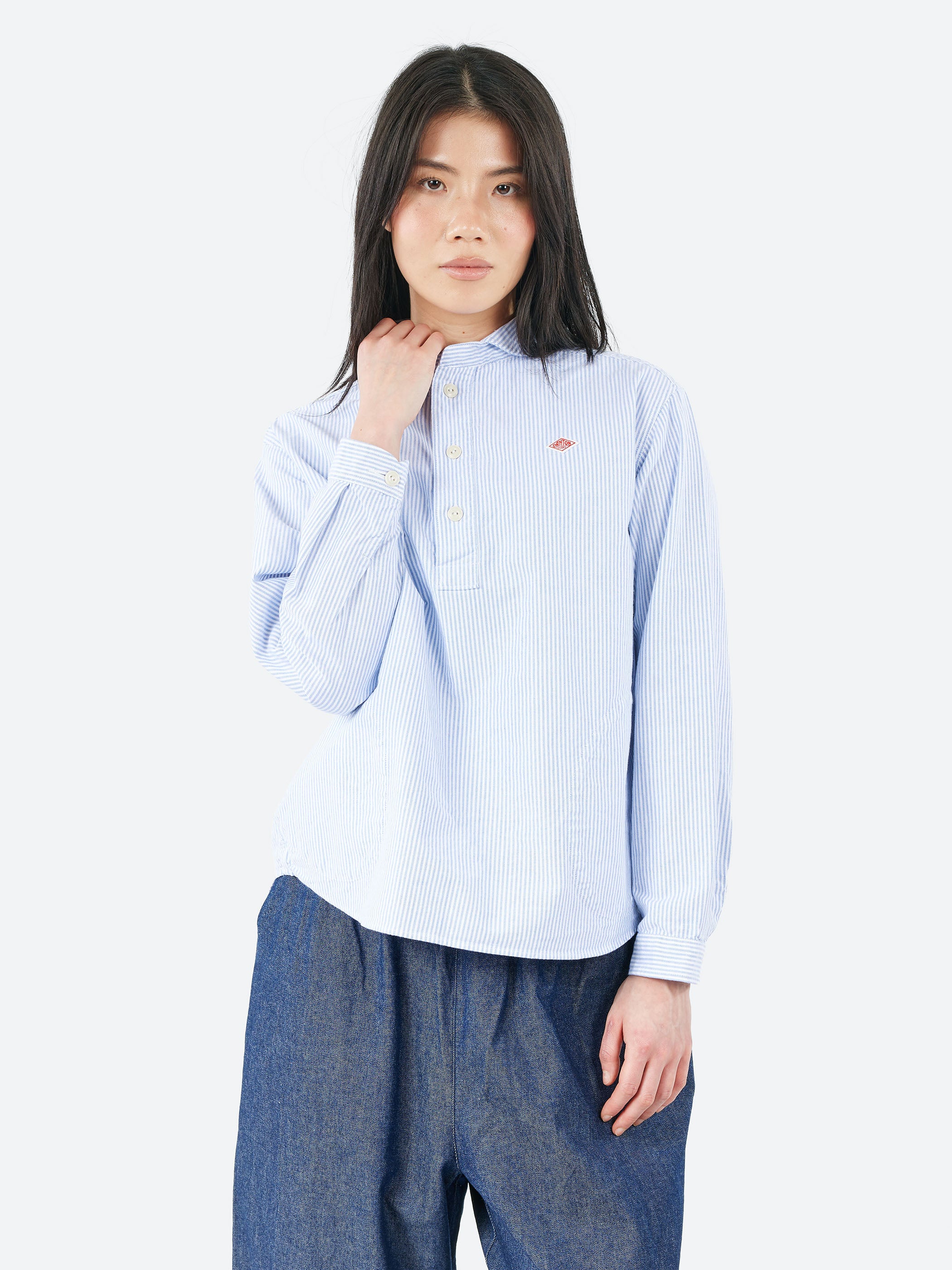 Women's Round Collar Pullover L/S Shirt