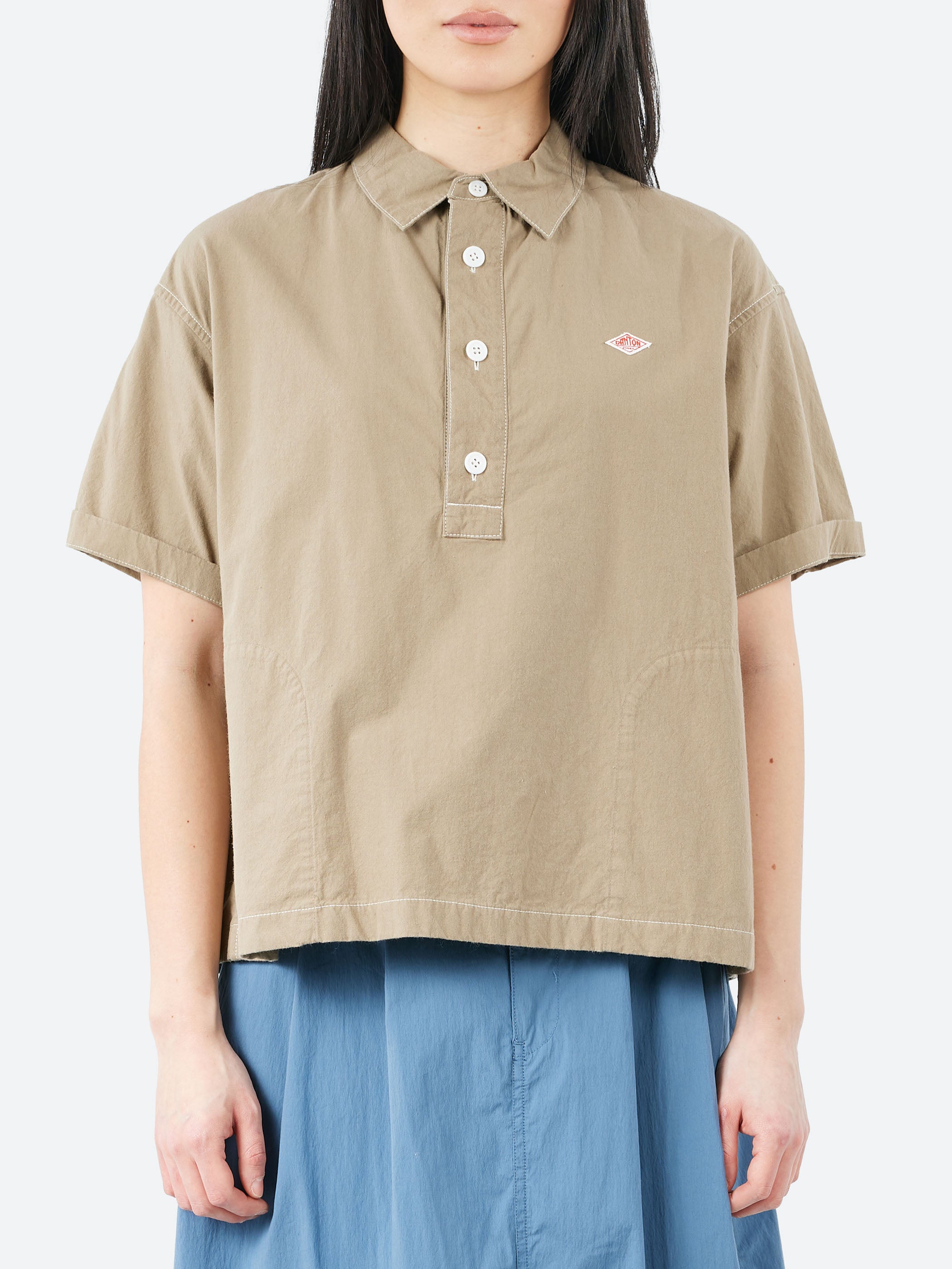 Short Sleeve Pullover Work Shirt