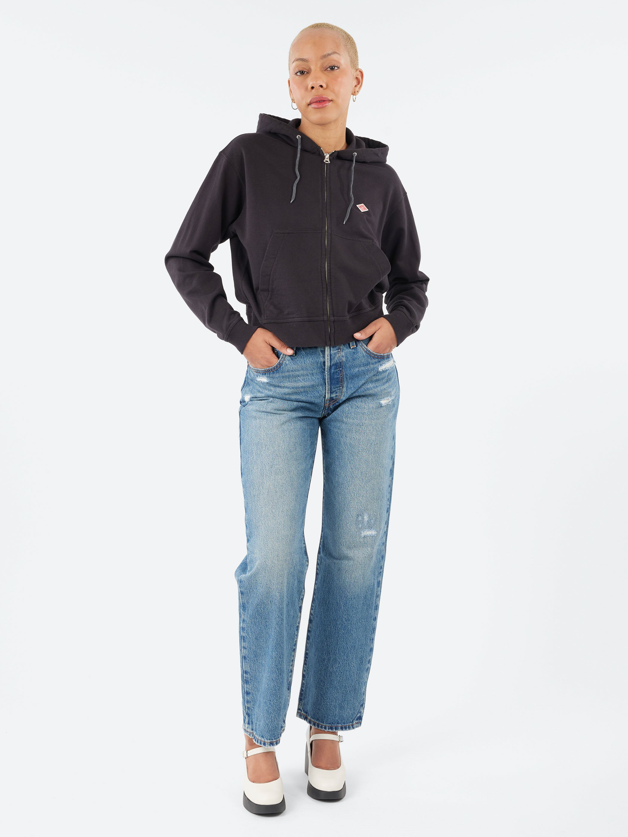 Women's Cotton Terry Zip Hoodie