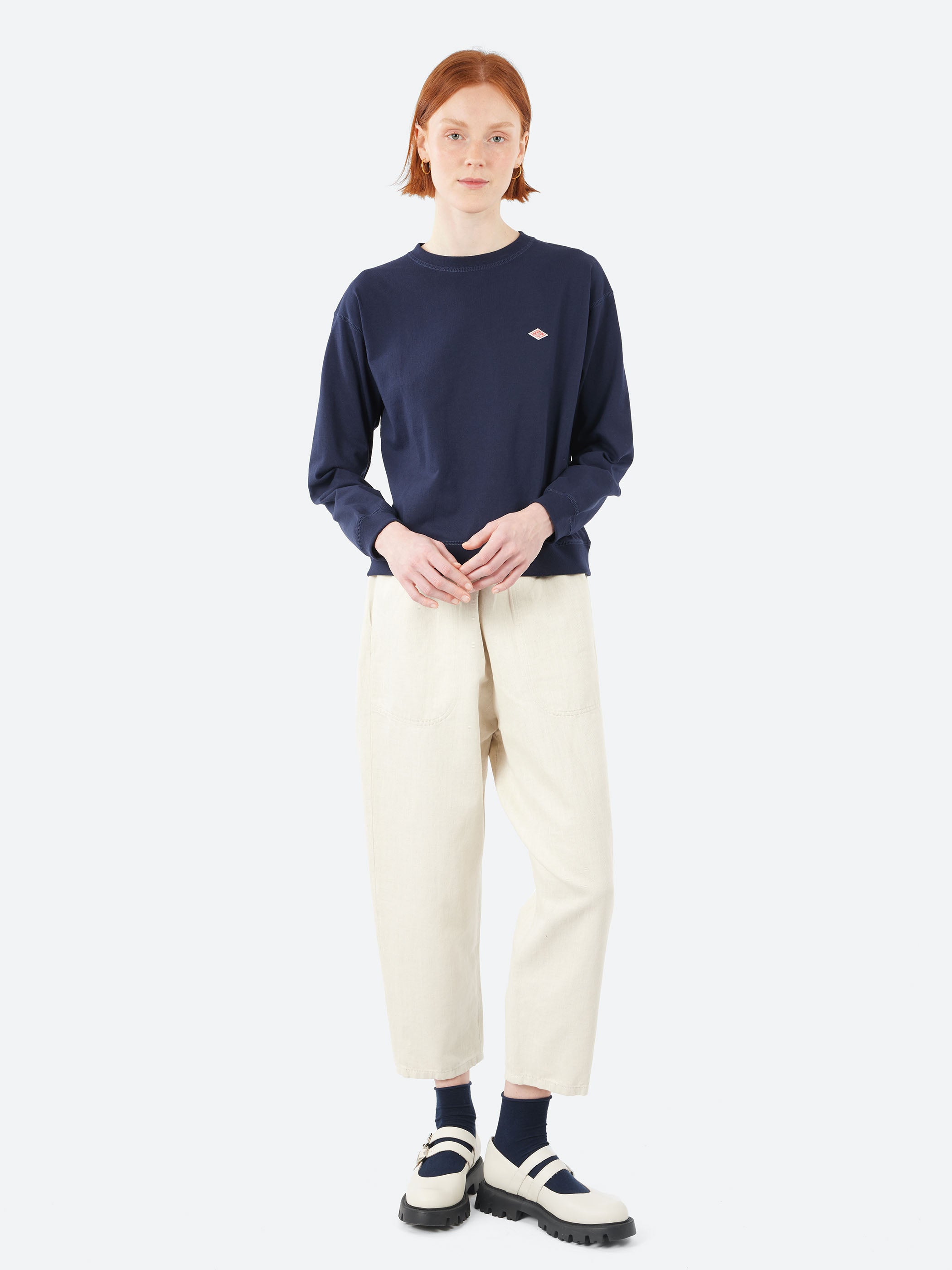 Cotton Linen Twill Easy Pants
