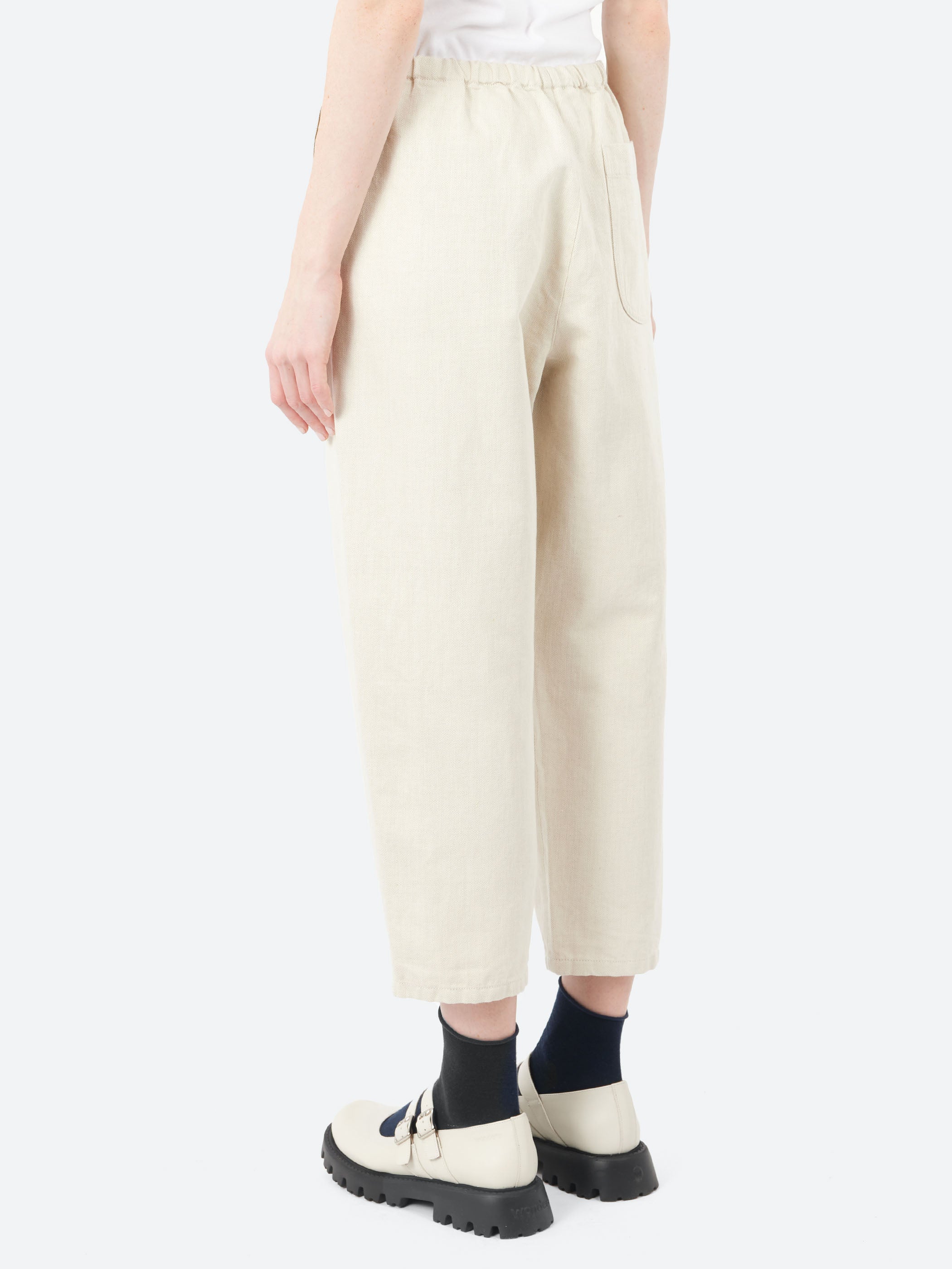 Cotton Linen Twill Easy Pants