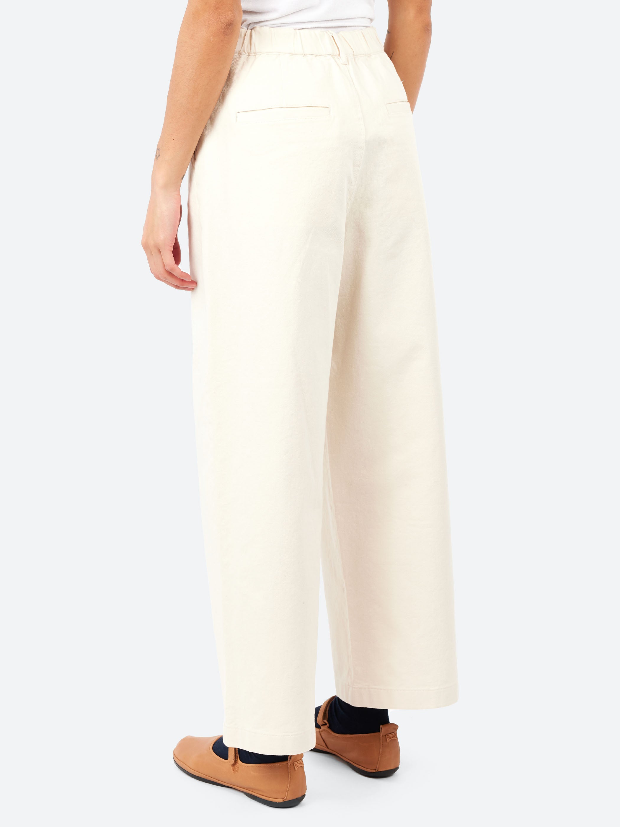 Women's Stretch Twill 2 Tuck Wide Pants