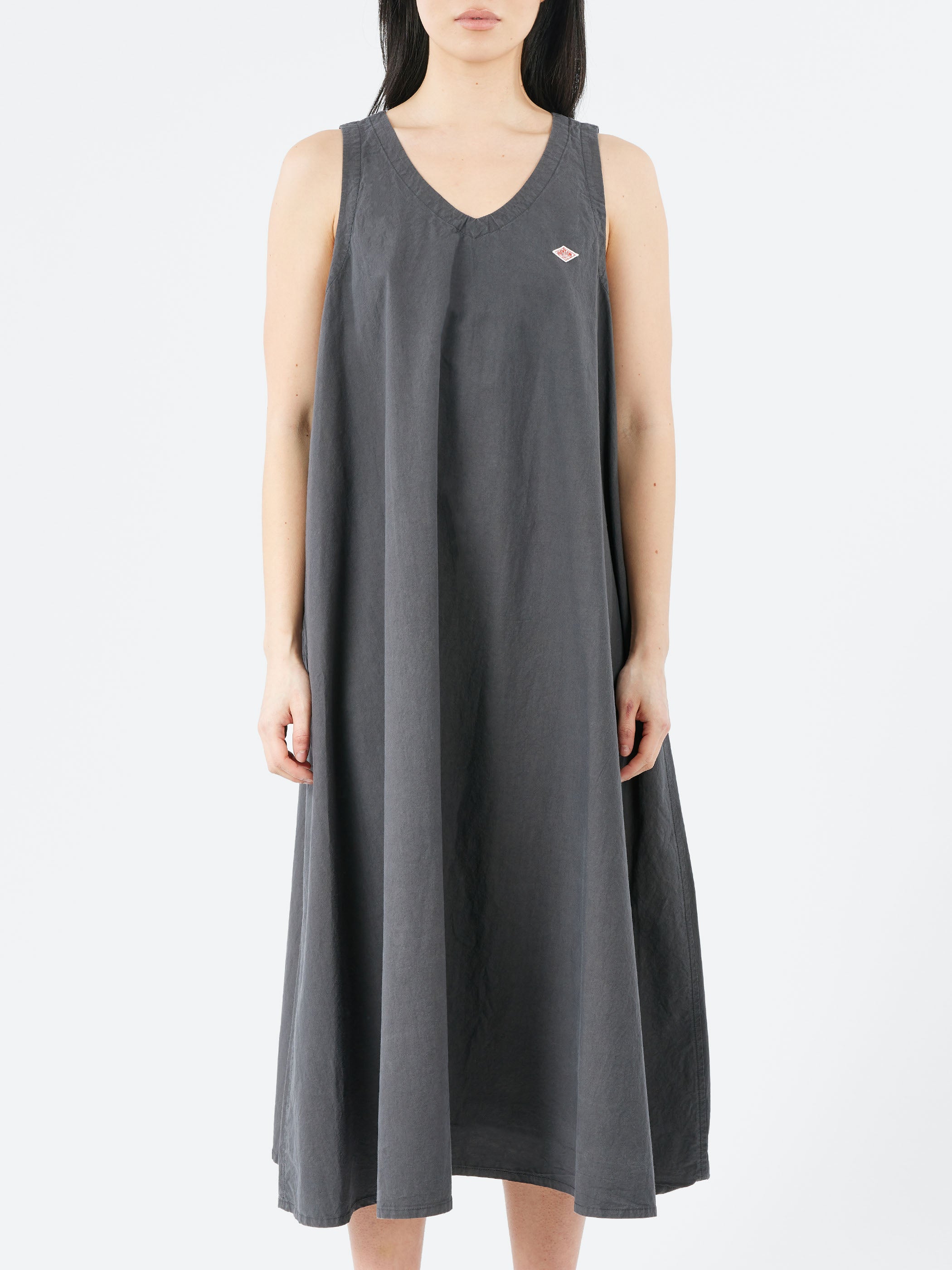 High Count Cotton V Neck Dress