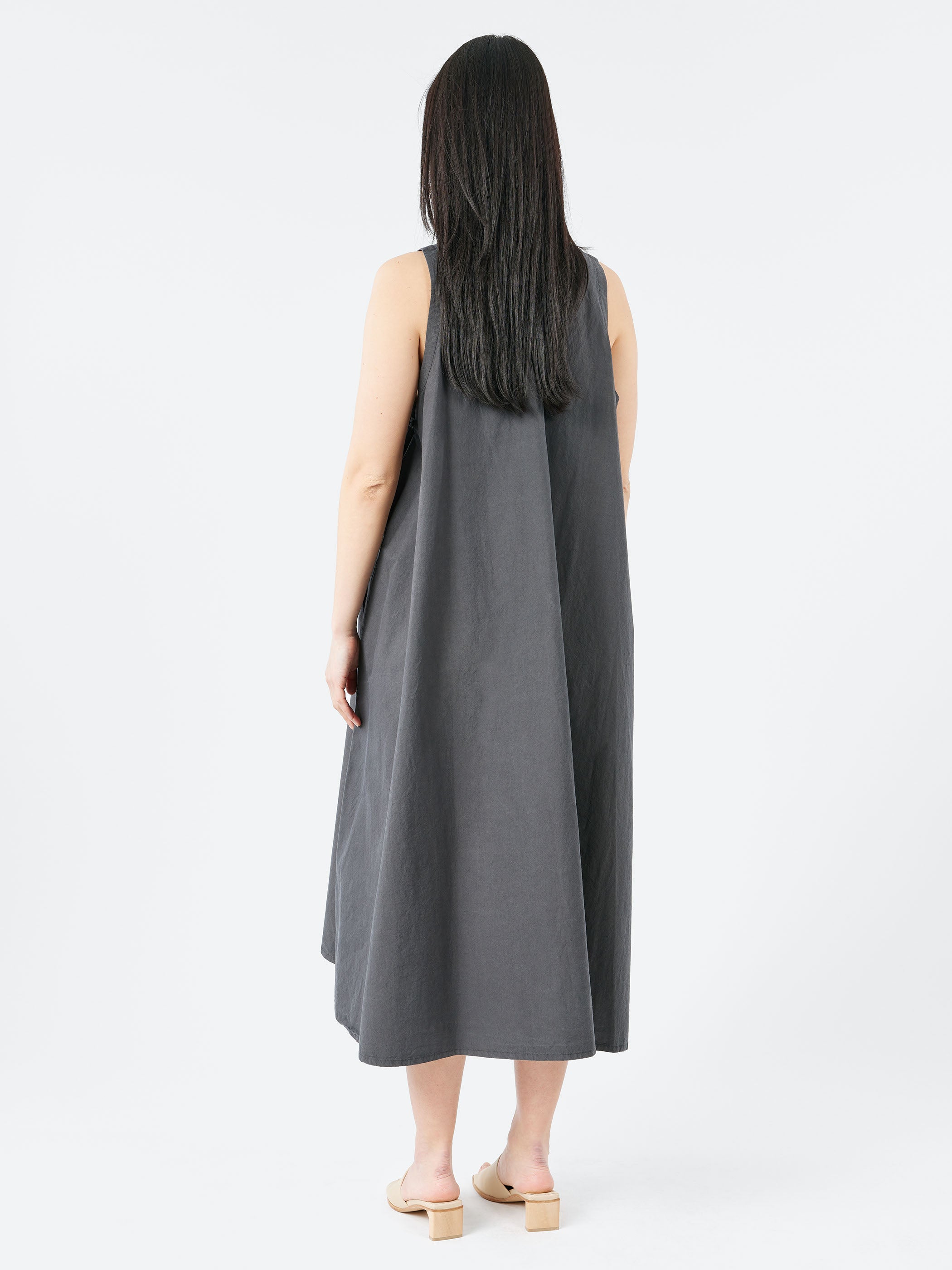 High Count Cotton V Neck Dress