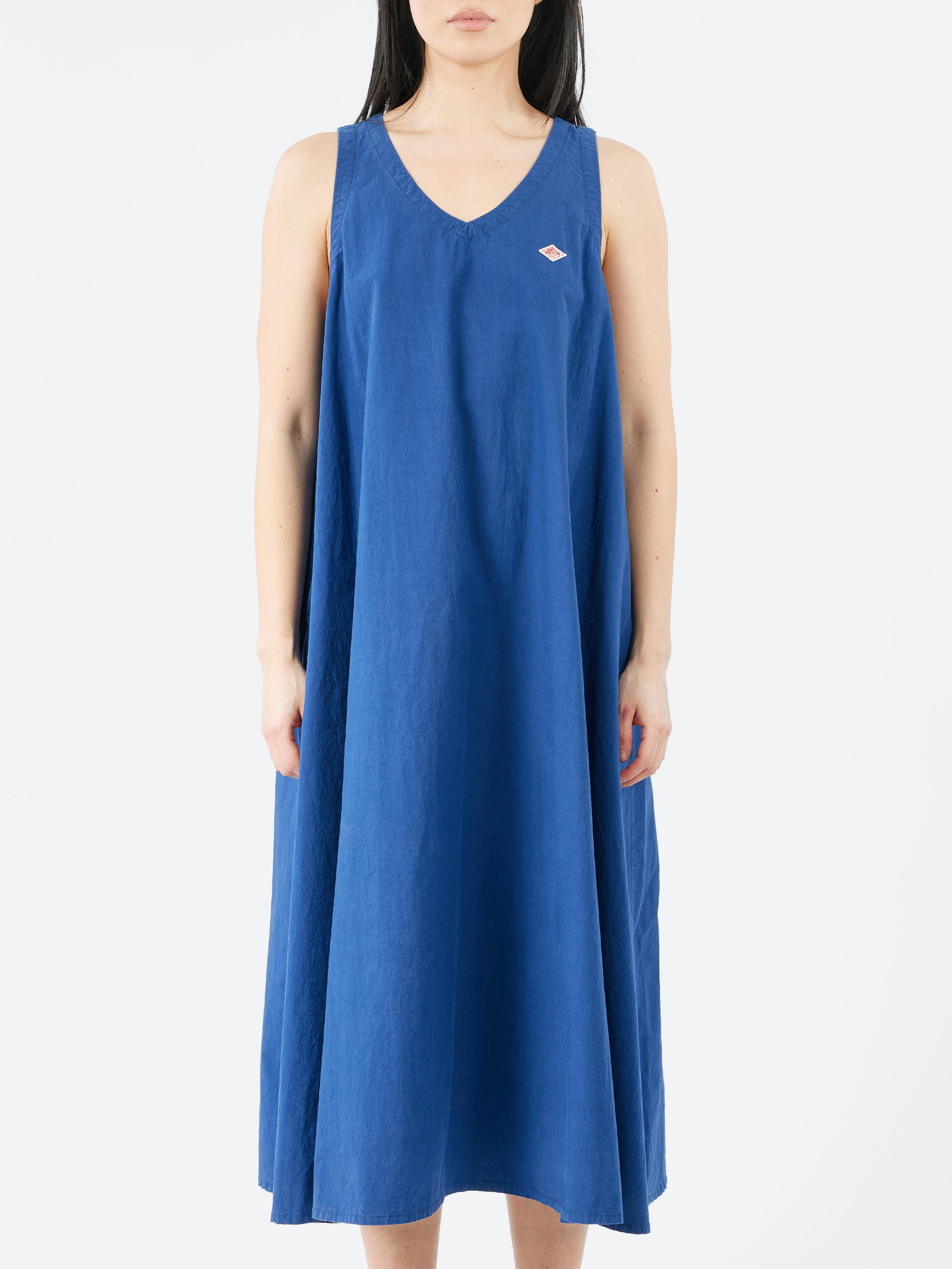 High Count Cotton V Neck Dress
