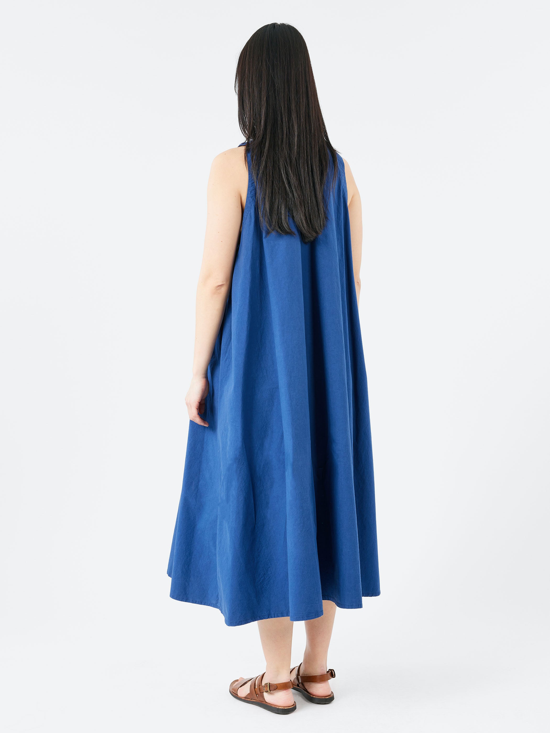 High Count Cotton V Neck Dress