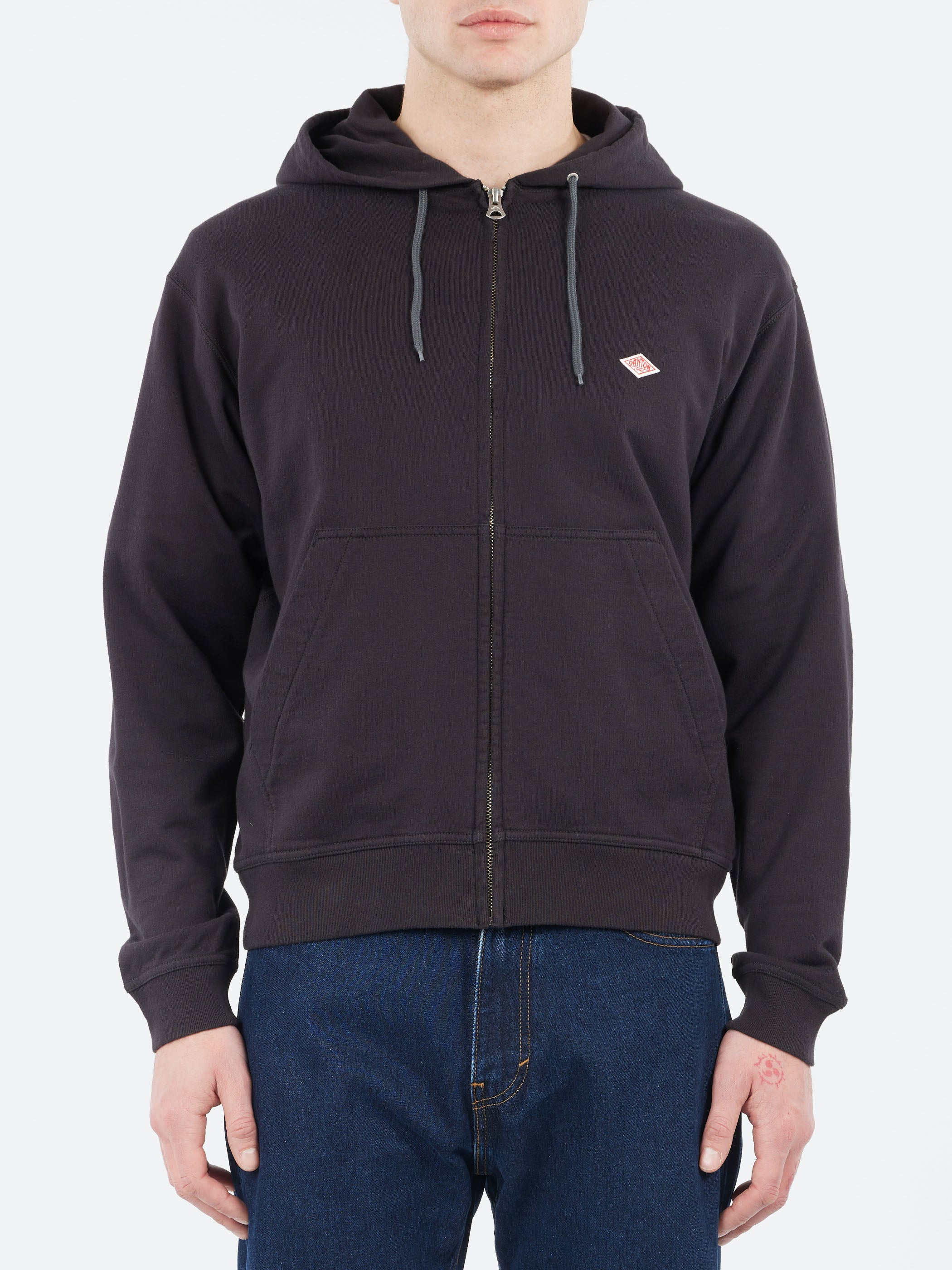 Cotton Terry Zip Hoodie