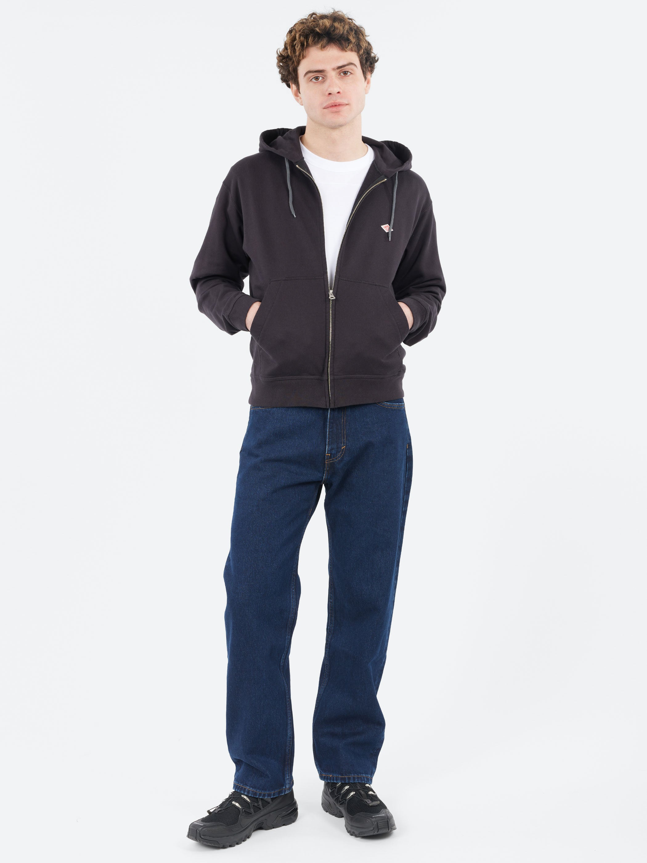 Cotton Terry Zip Hoodie