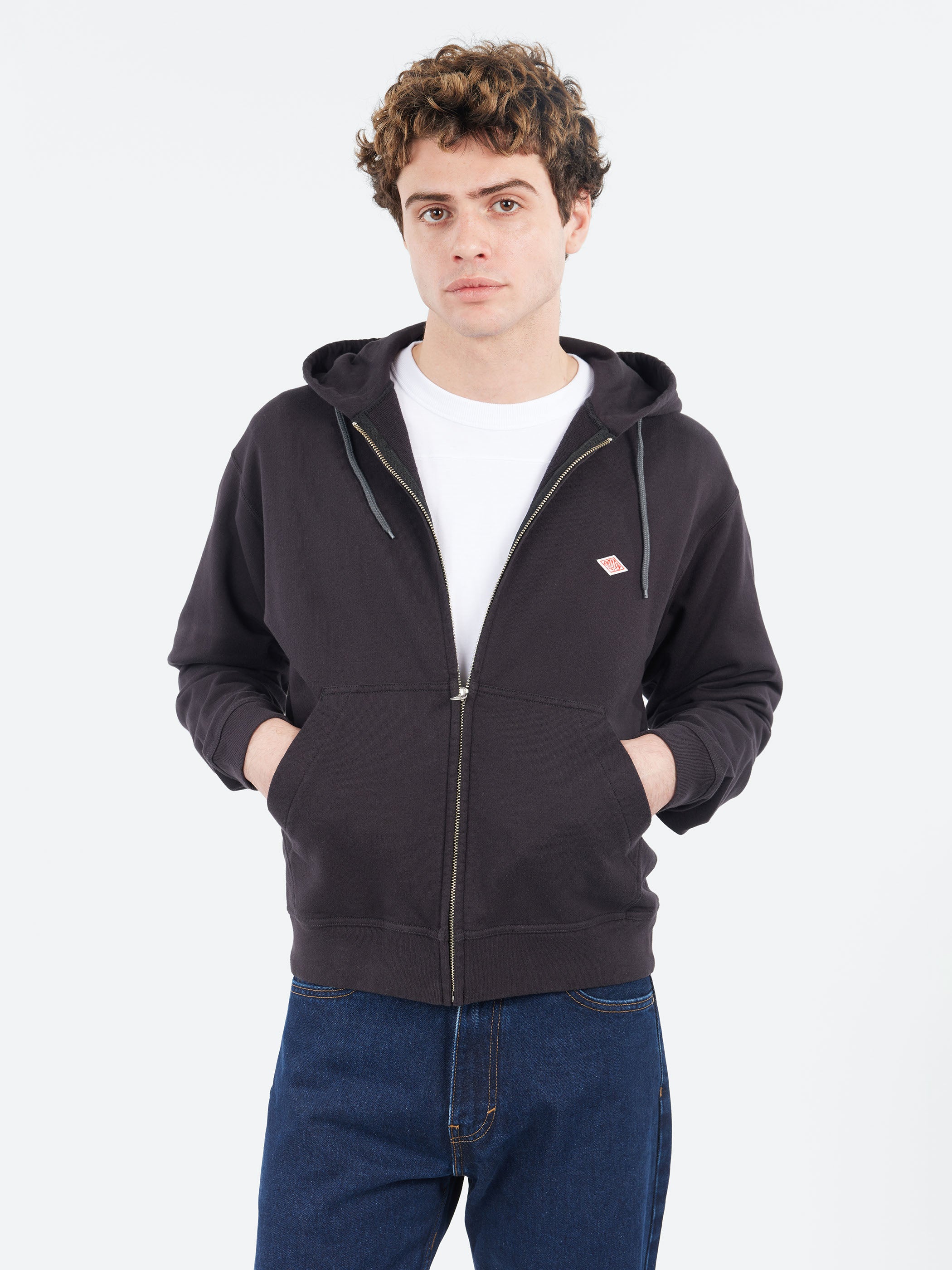 Cotton Terry Zip Hoodie