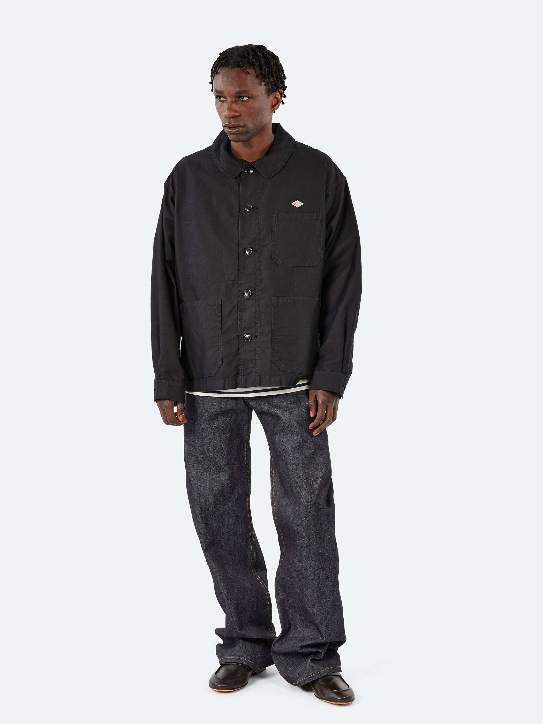 Moleskin Wide Coverall Jacket
