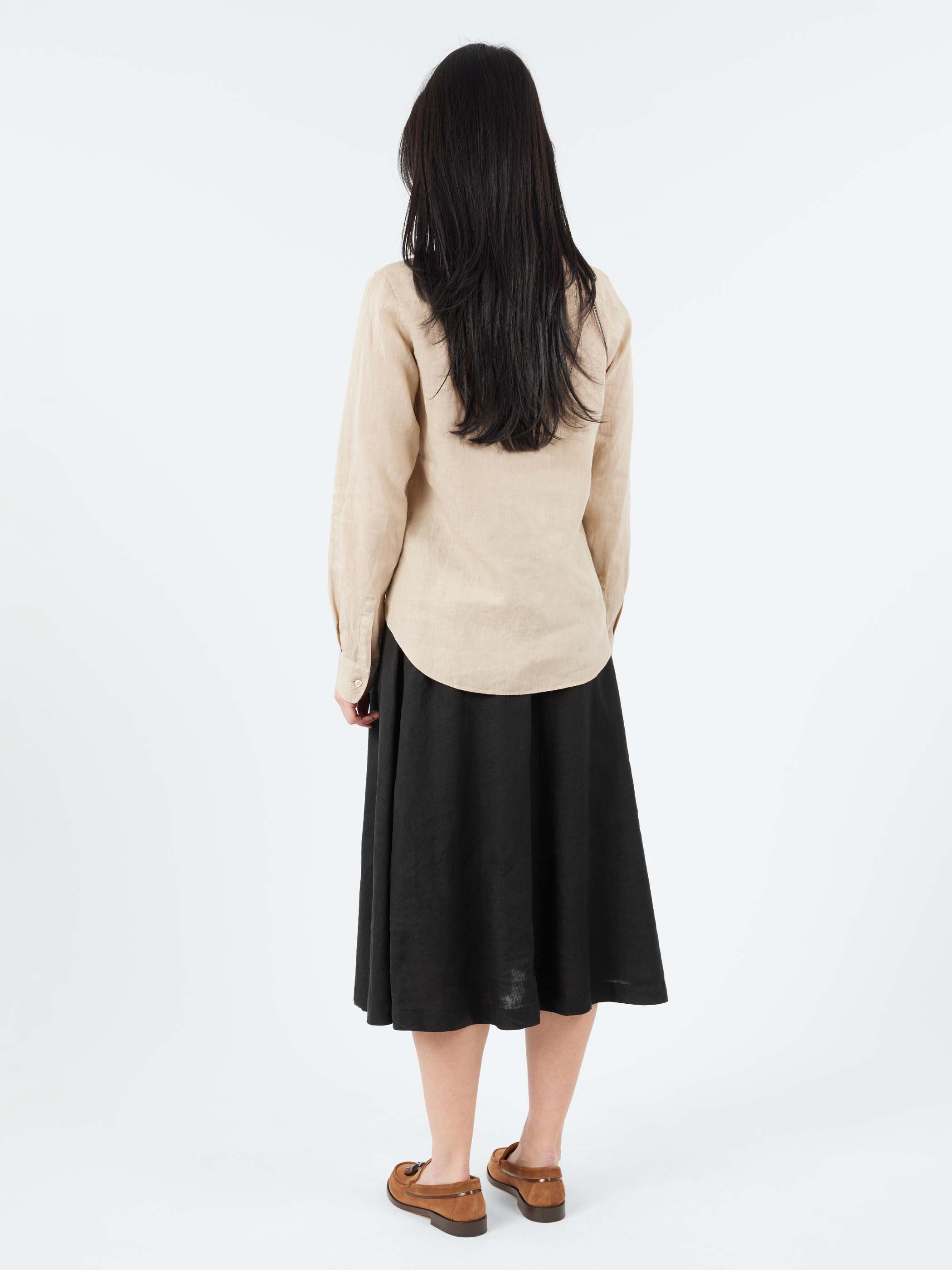 Garment Dyed Linen Shirt