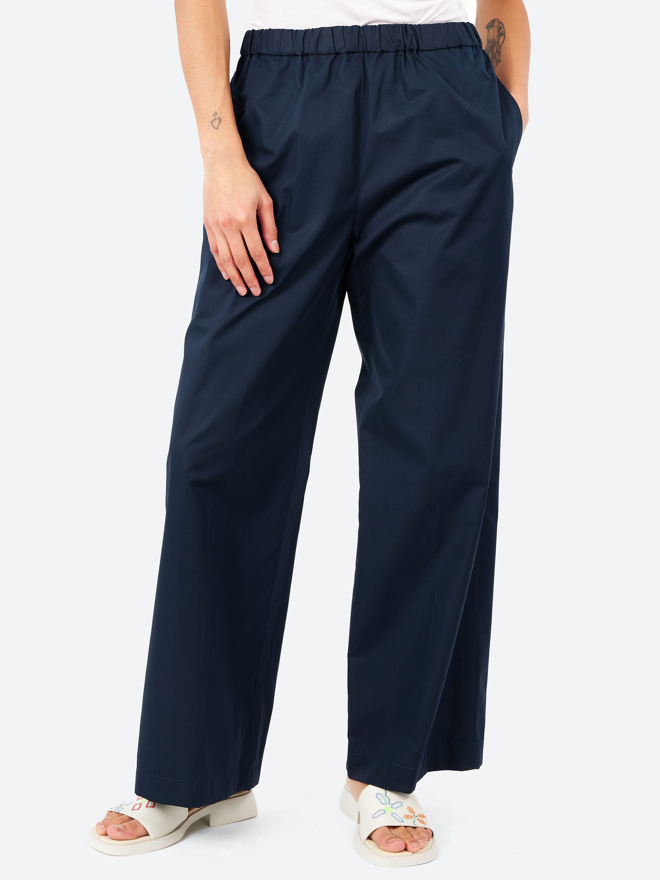 Cotton Poplin Pants