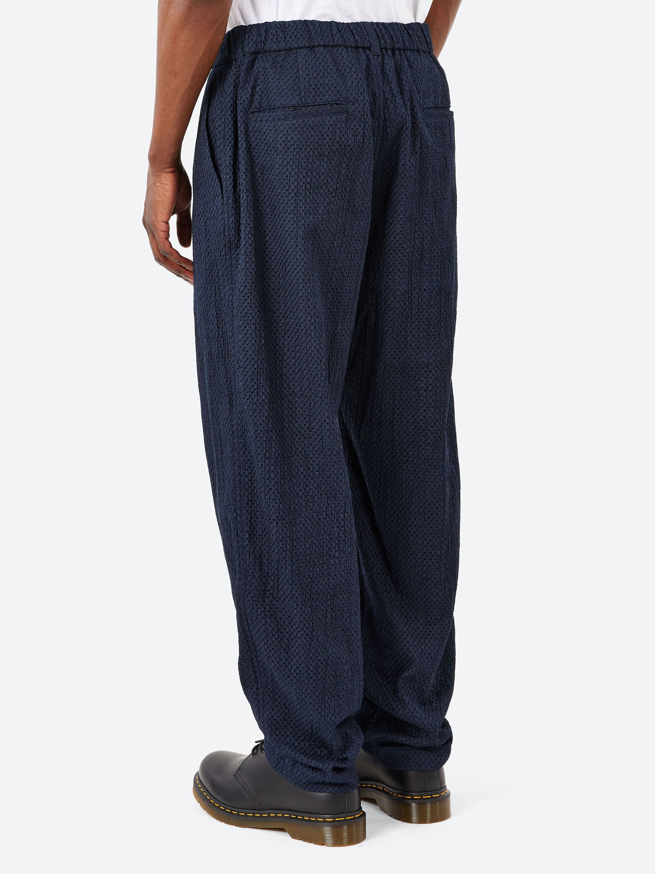 Meyer Lace Tucked Straight Pants