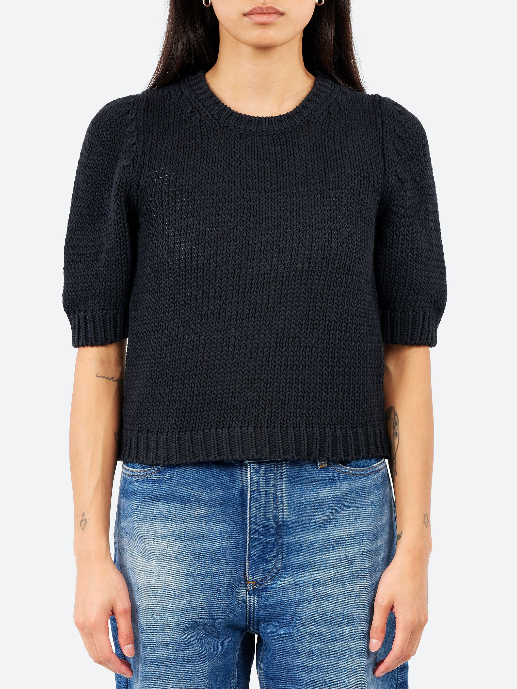 2555 Short Sleeve Sweater