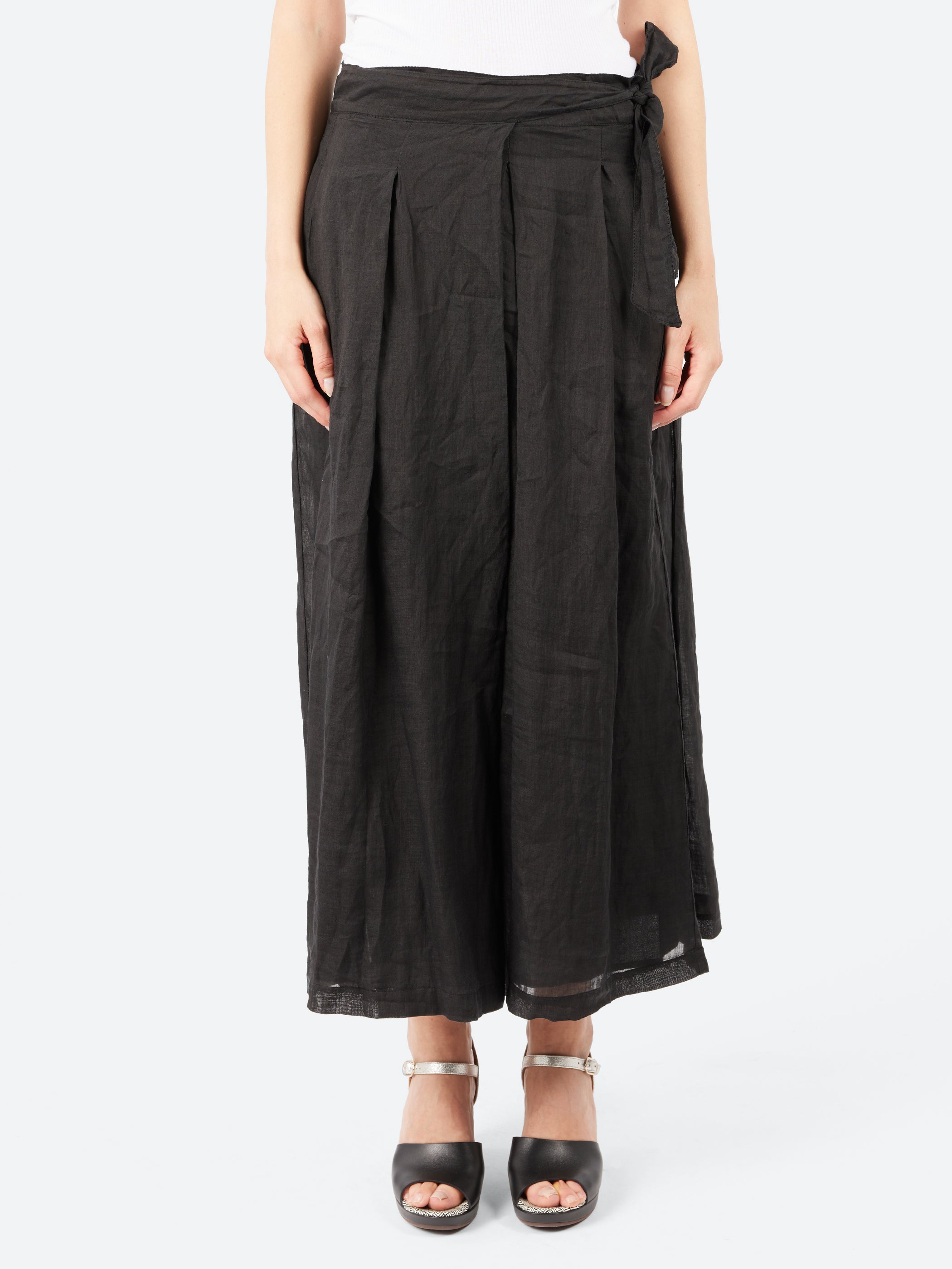 Pleated Midi Skirt