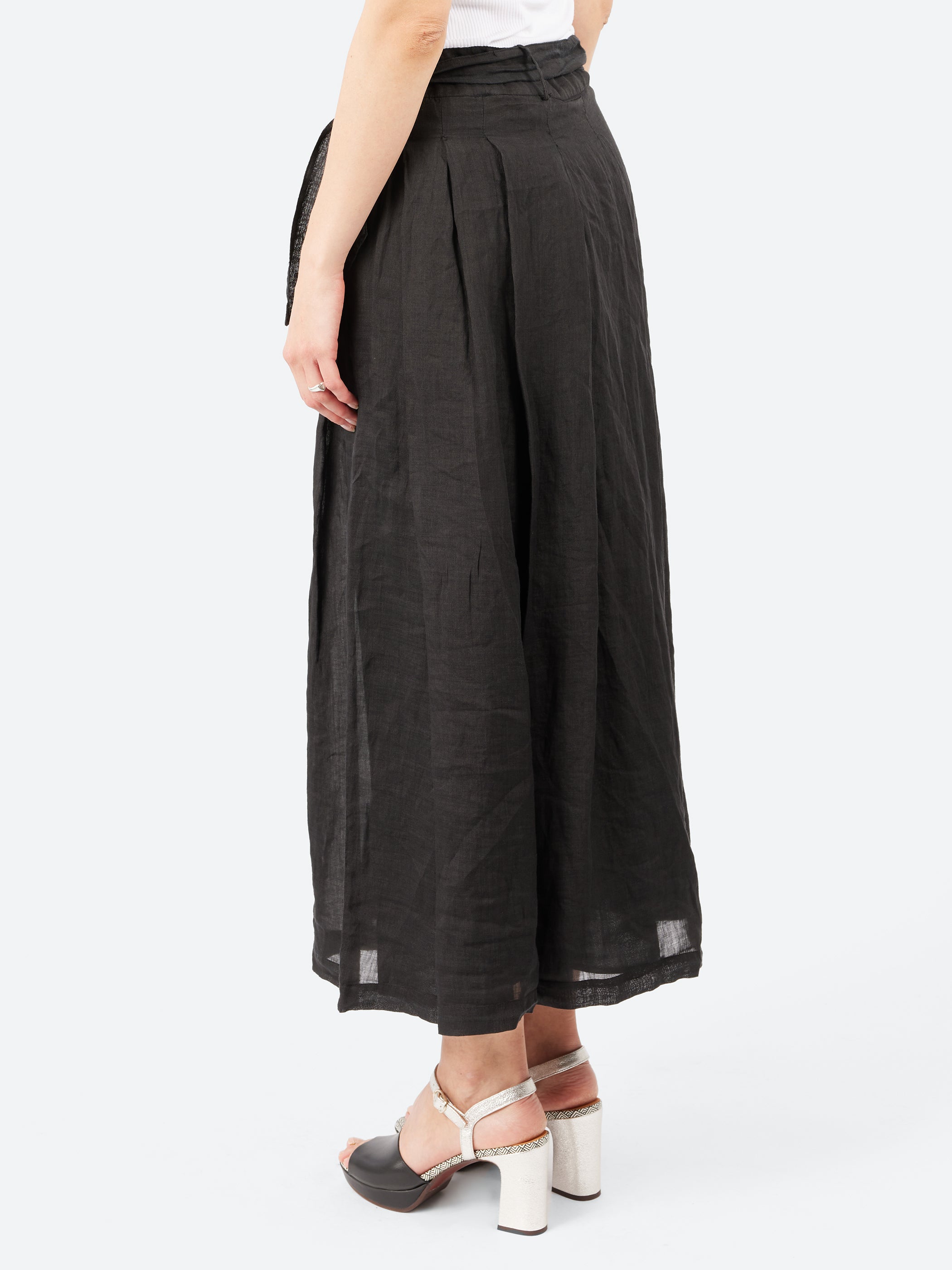 Pleated Midi Skirt