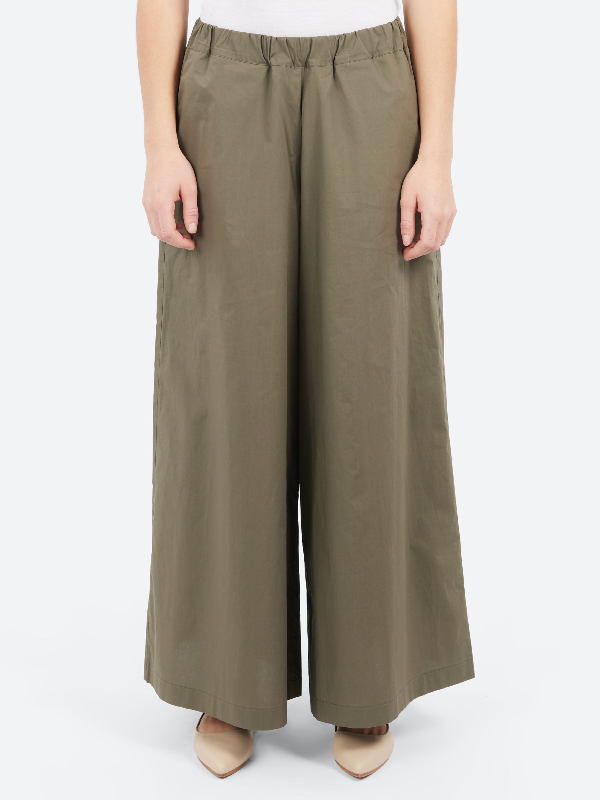 Wide Cropped Trousers