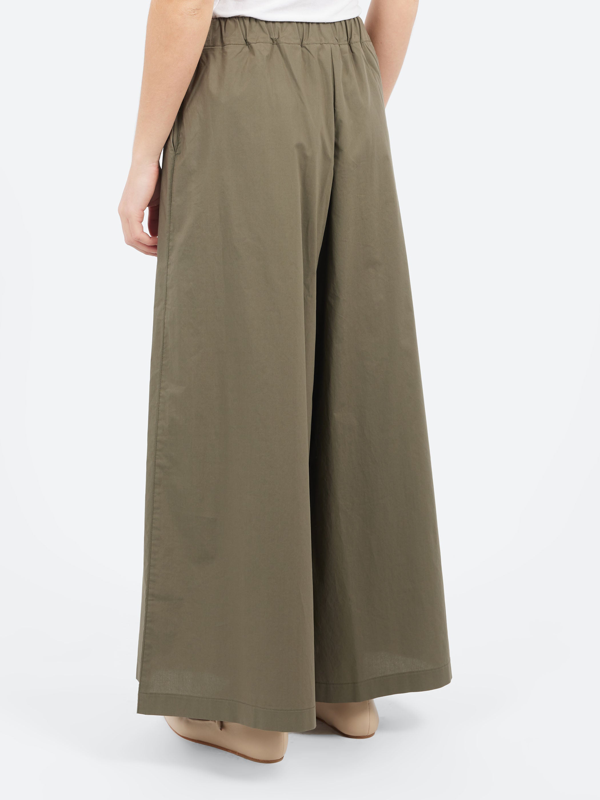 Wide Cropped Trousers