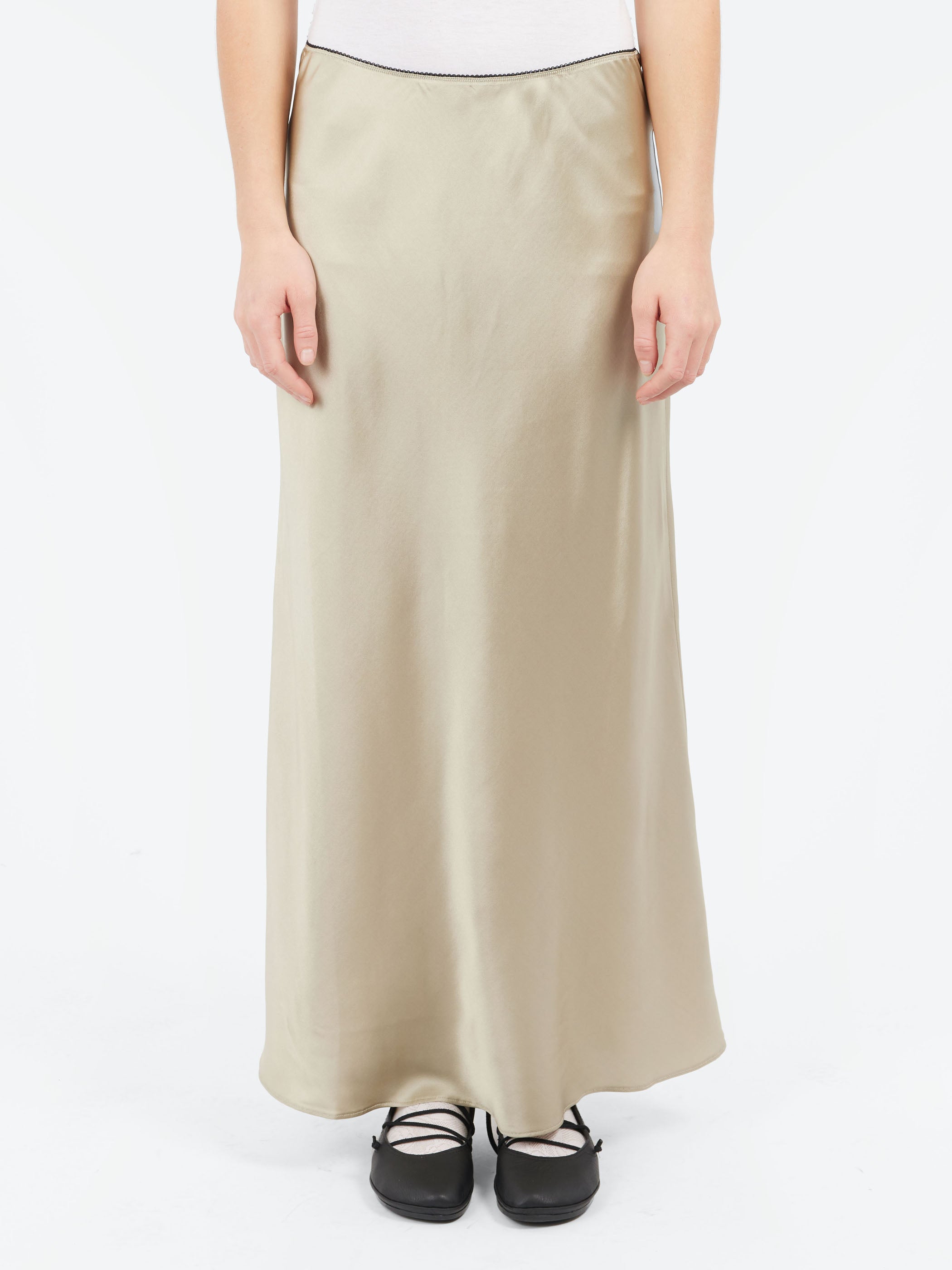Silk Slip Skirt