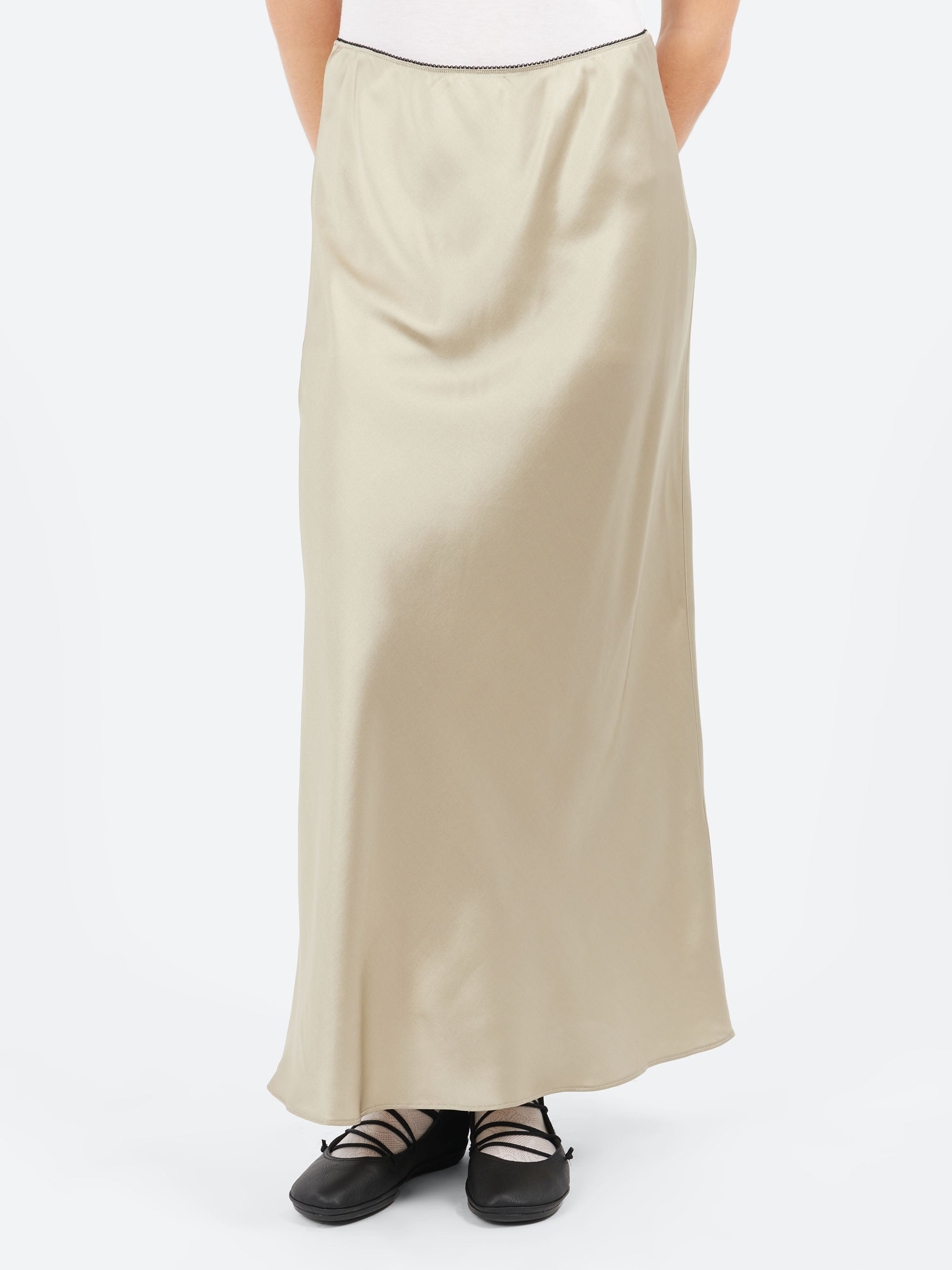 Silk Slip Skirt