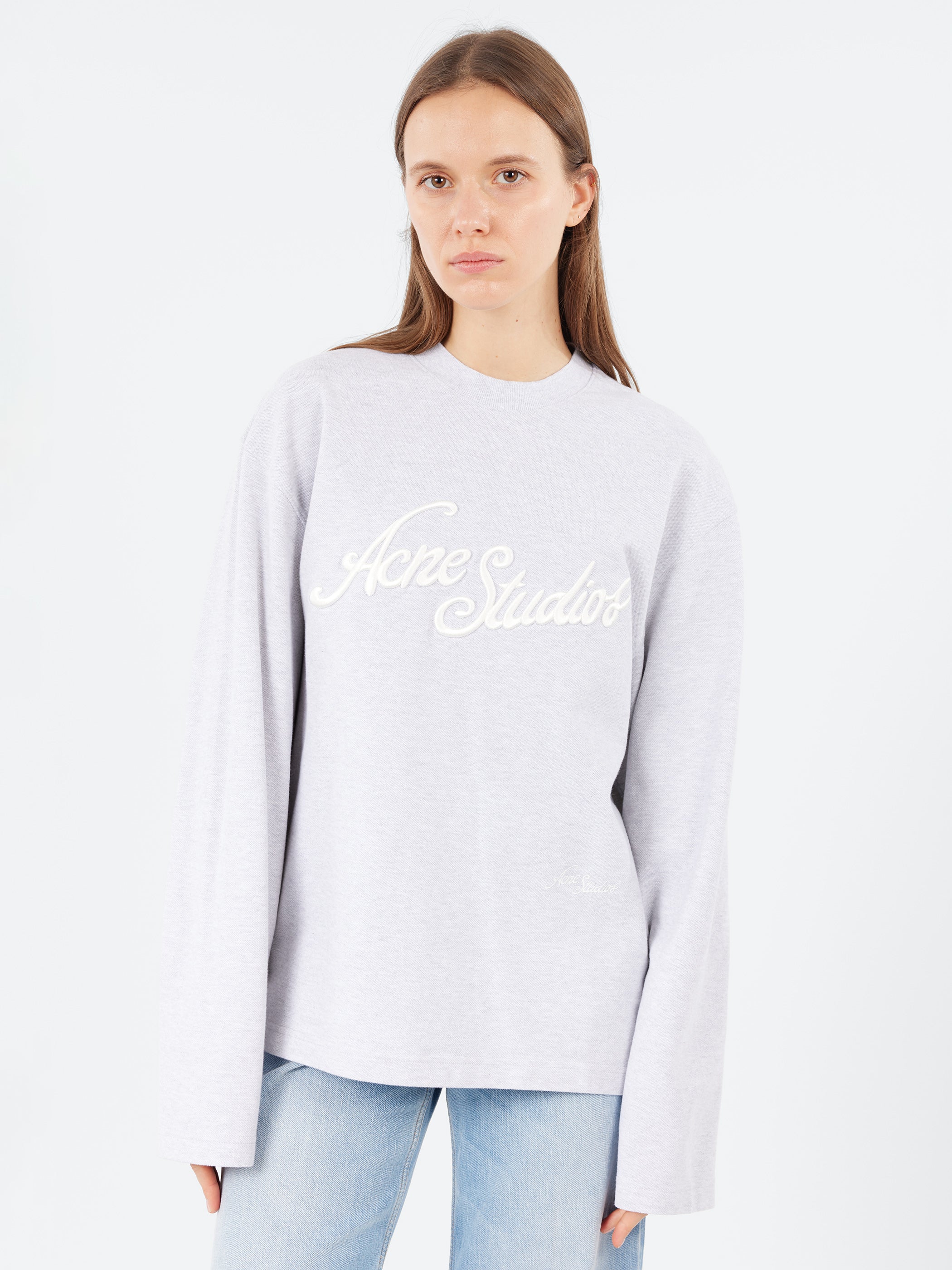 Relaxed Fit Logo Long Sleeve T-Shirt
