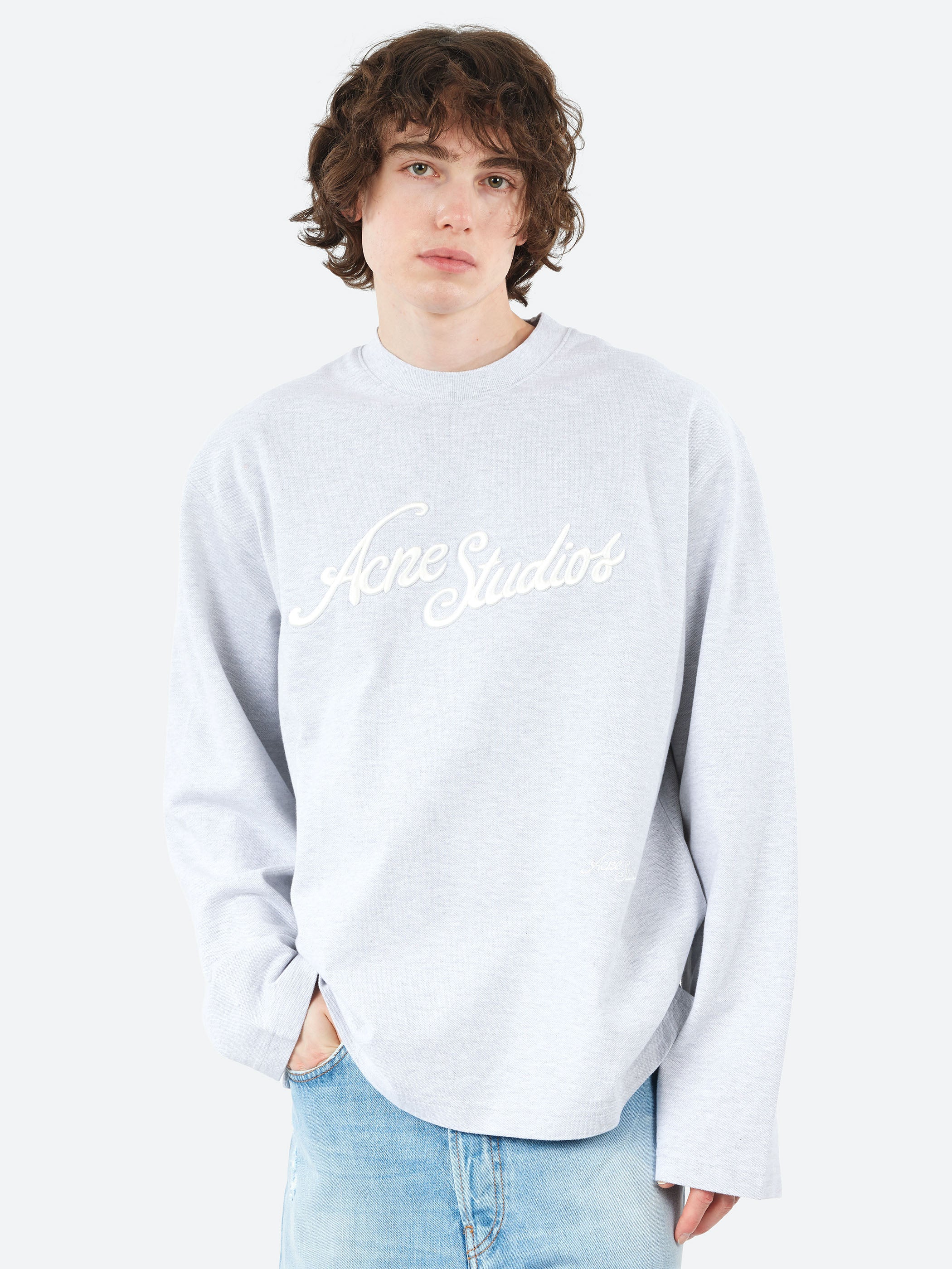 Relaxed Fit Logo Long Sleeve T-Shirt