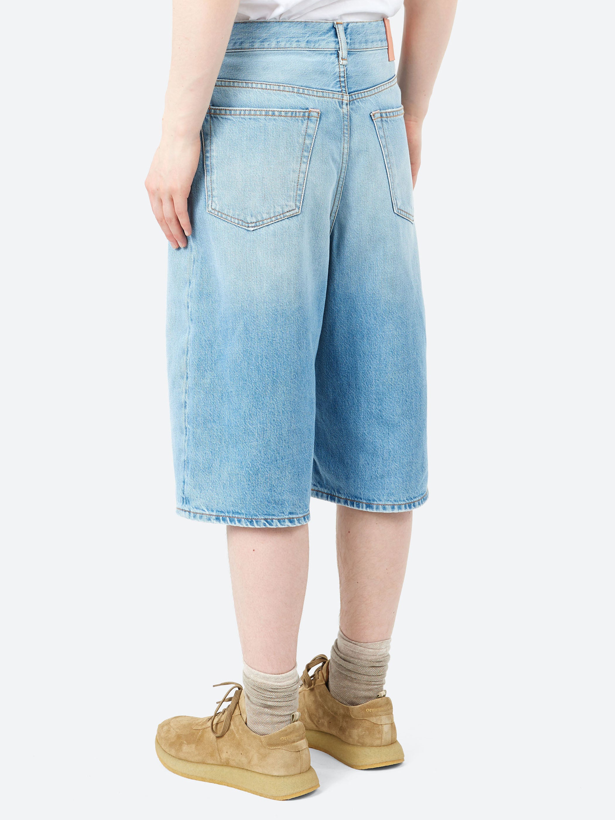 Loose Fit Denim Shorts