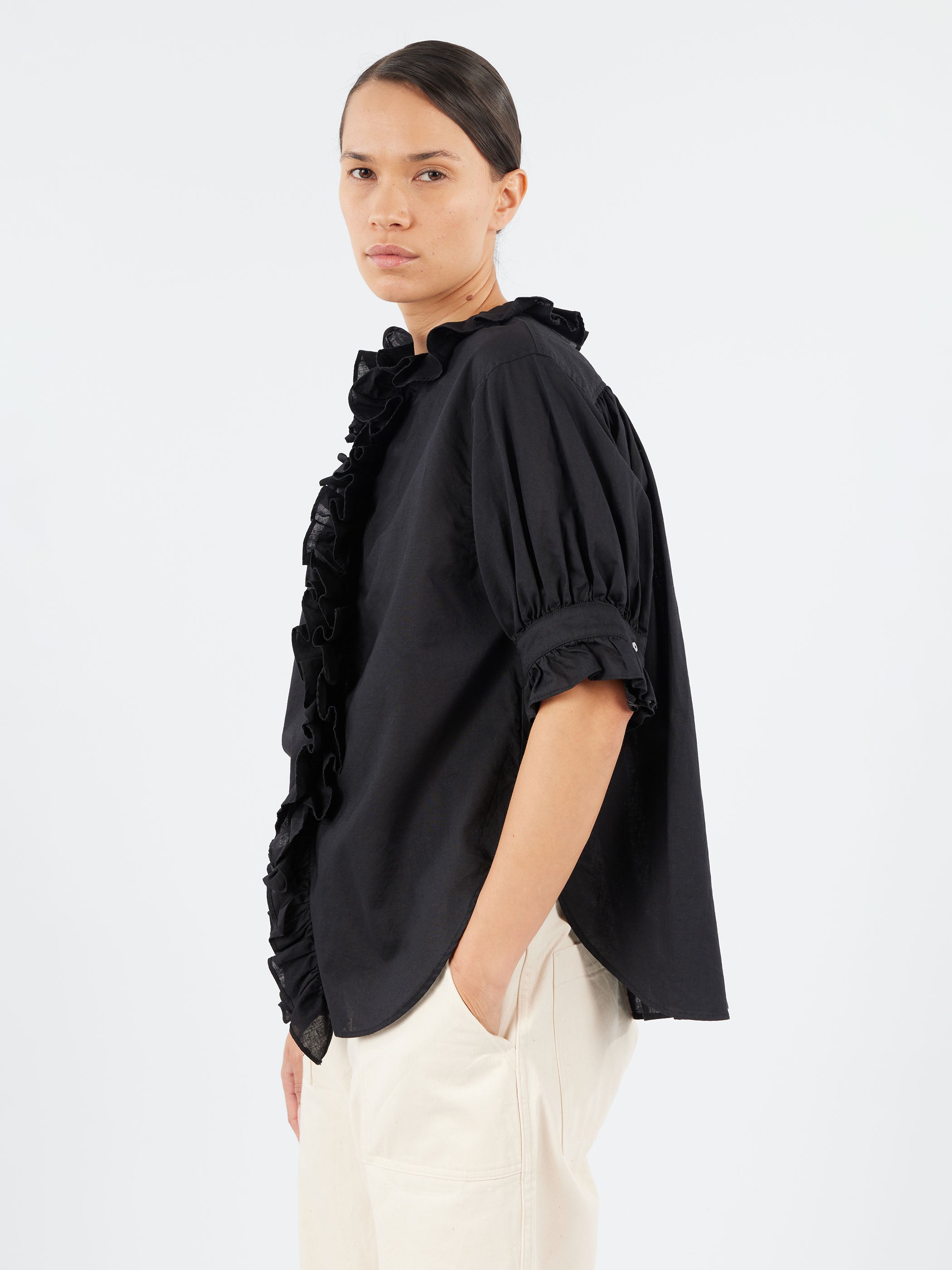 S/S Frill Shirt