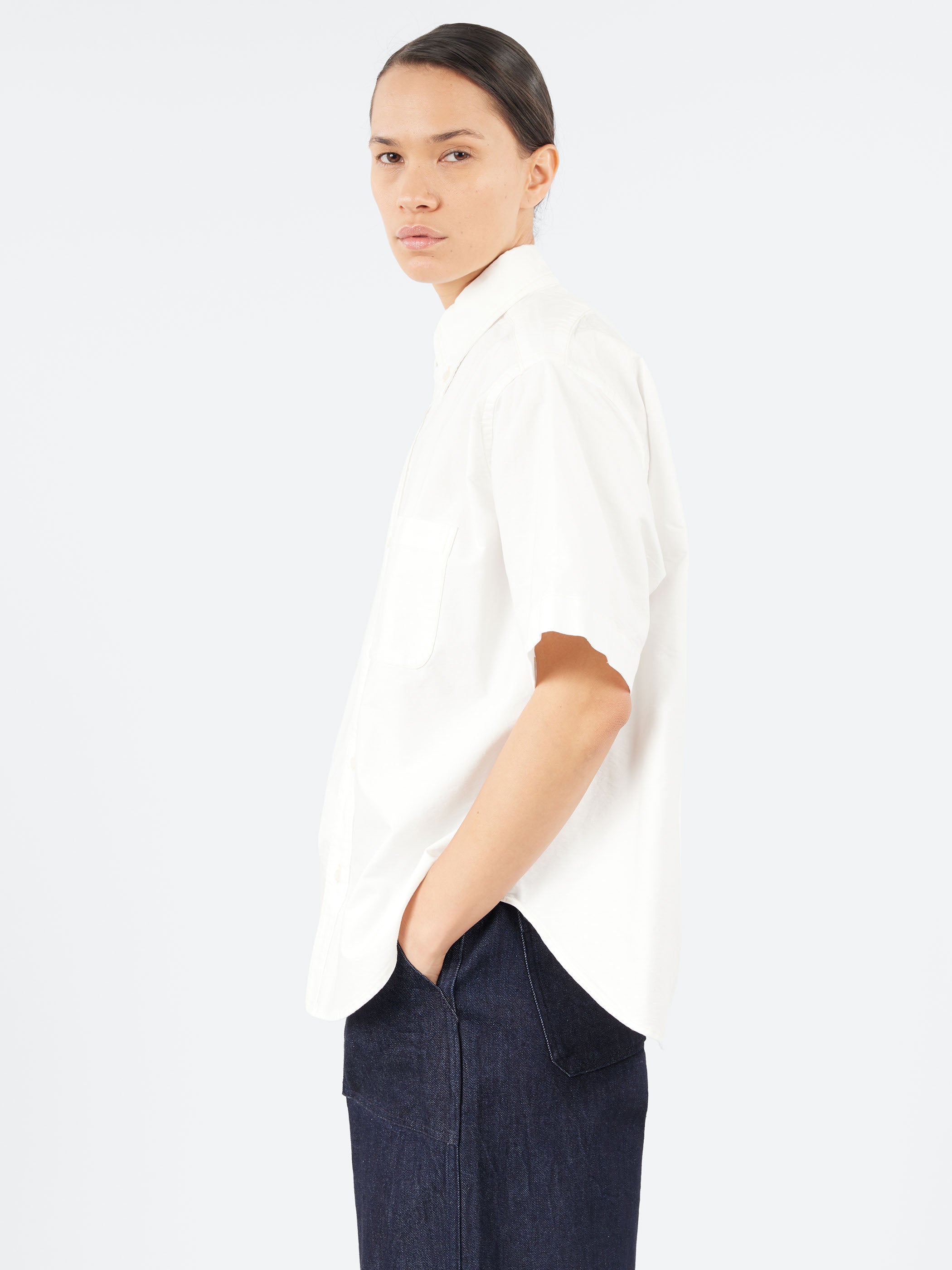 Short Sleeve Button Down Big Shirt