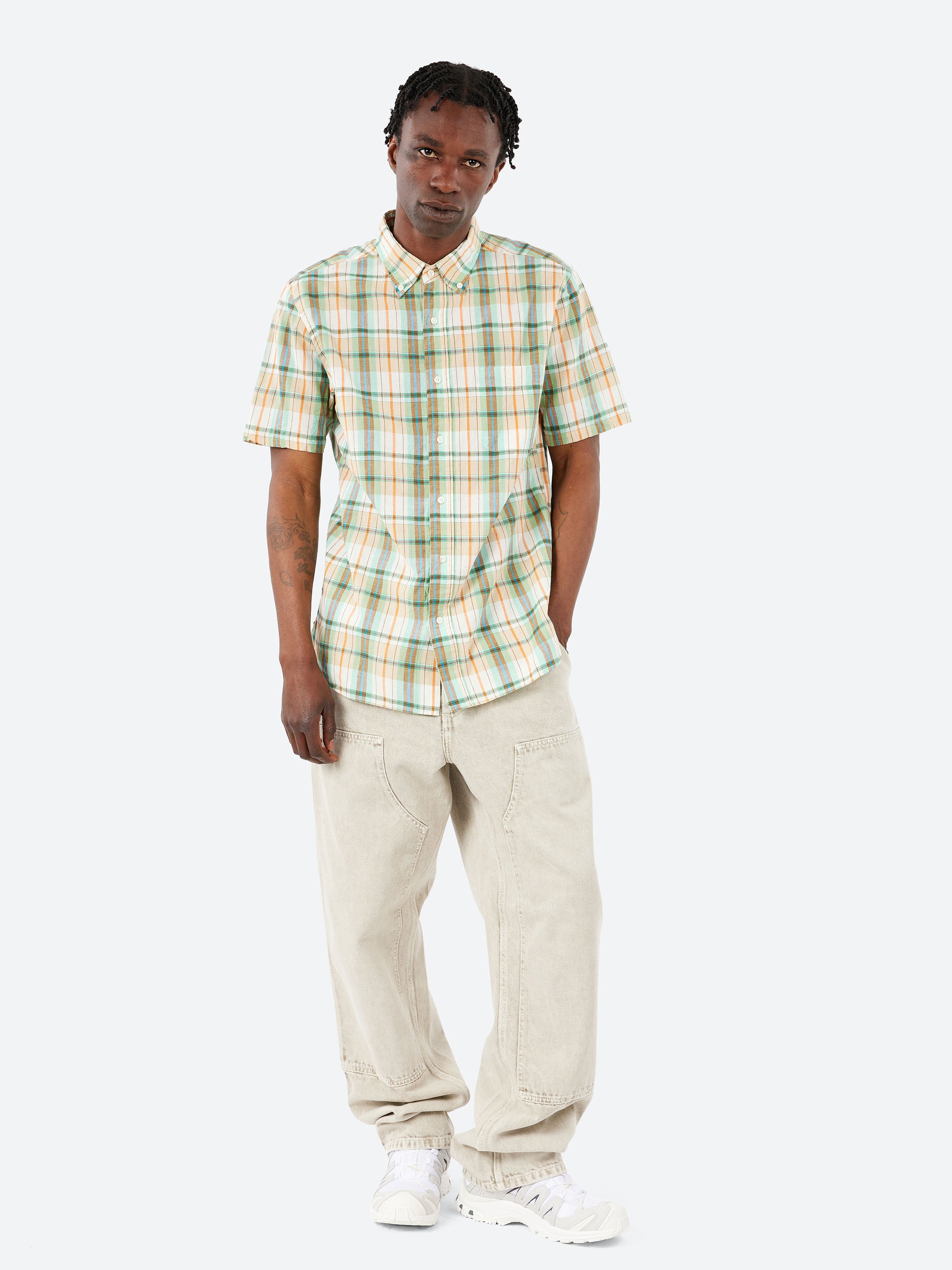 Madras Button Down Shirt