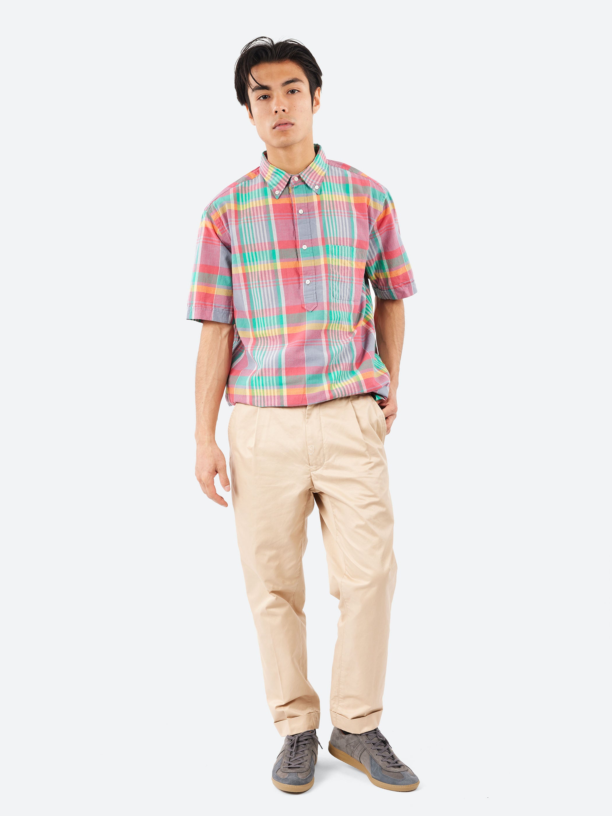Madras Pullover Shirt
