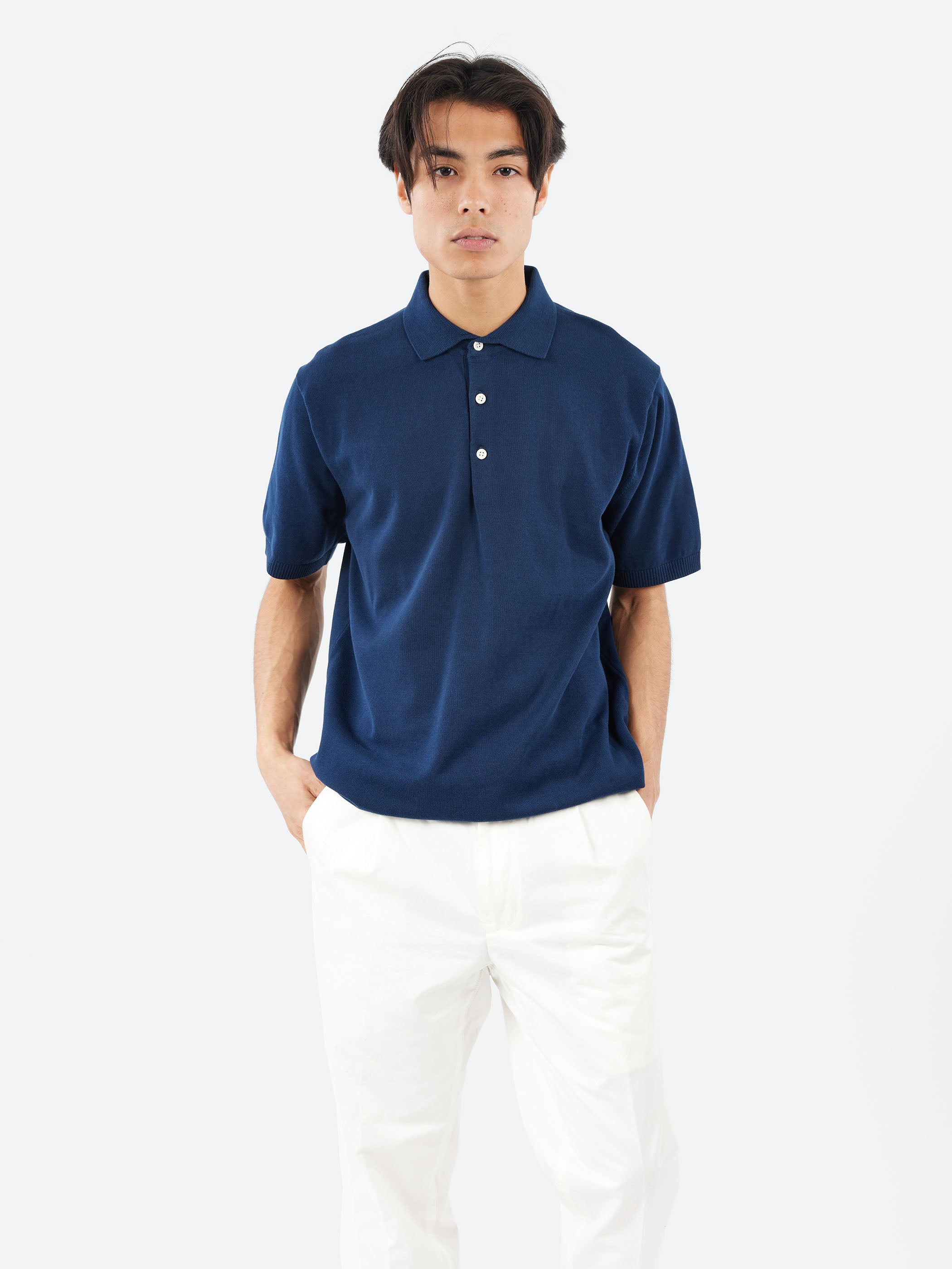 Knit Polo Shirt