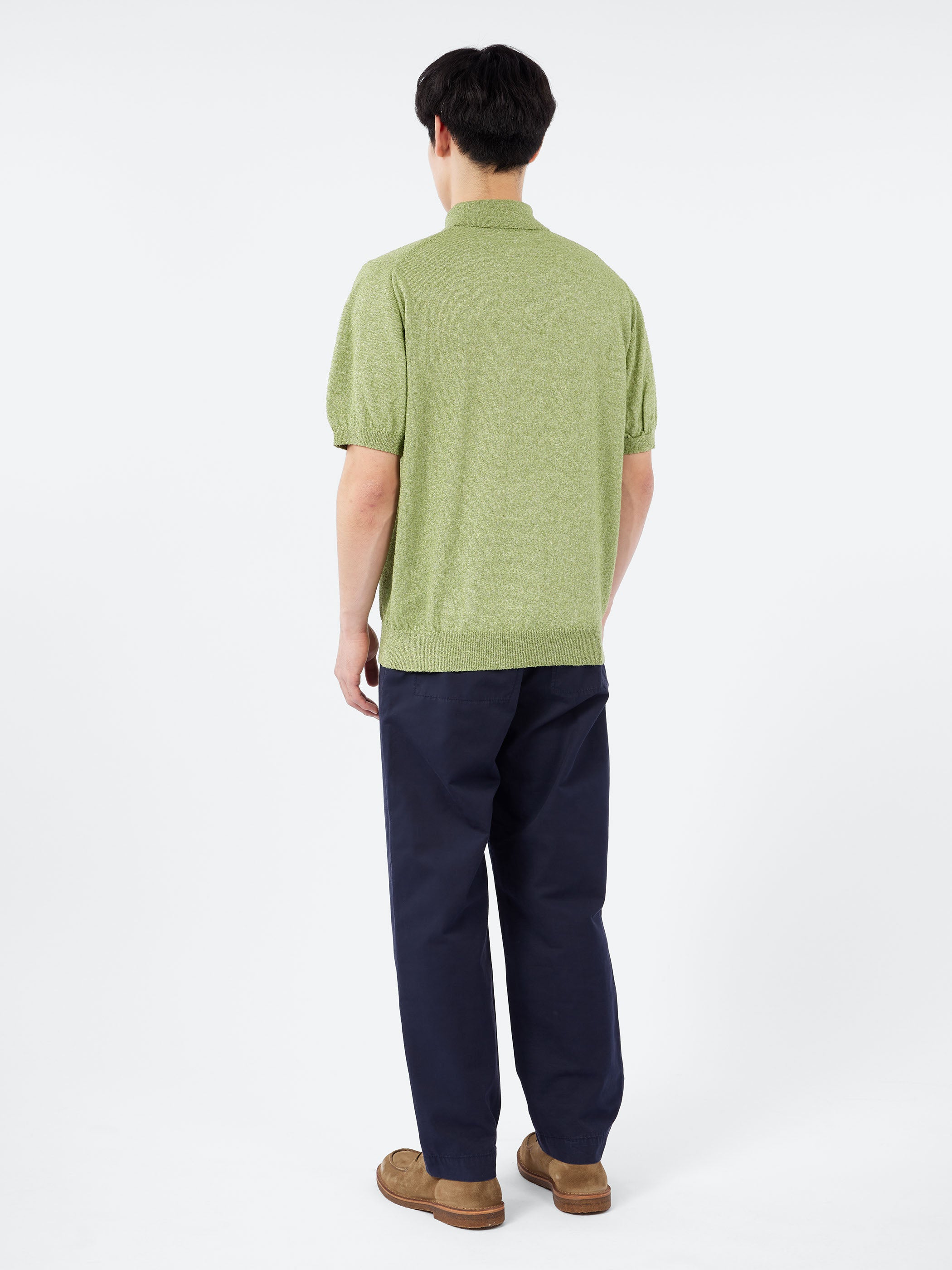 Boucle Knit Polo