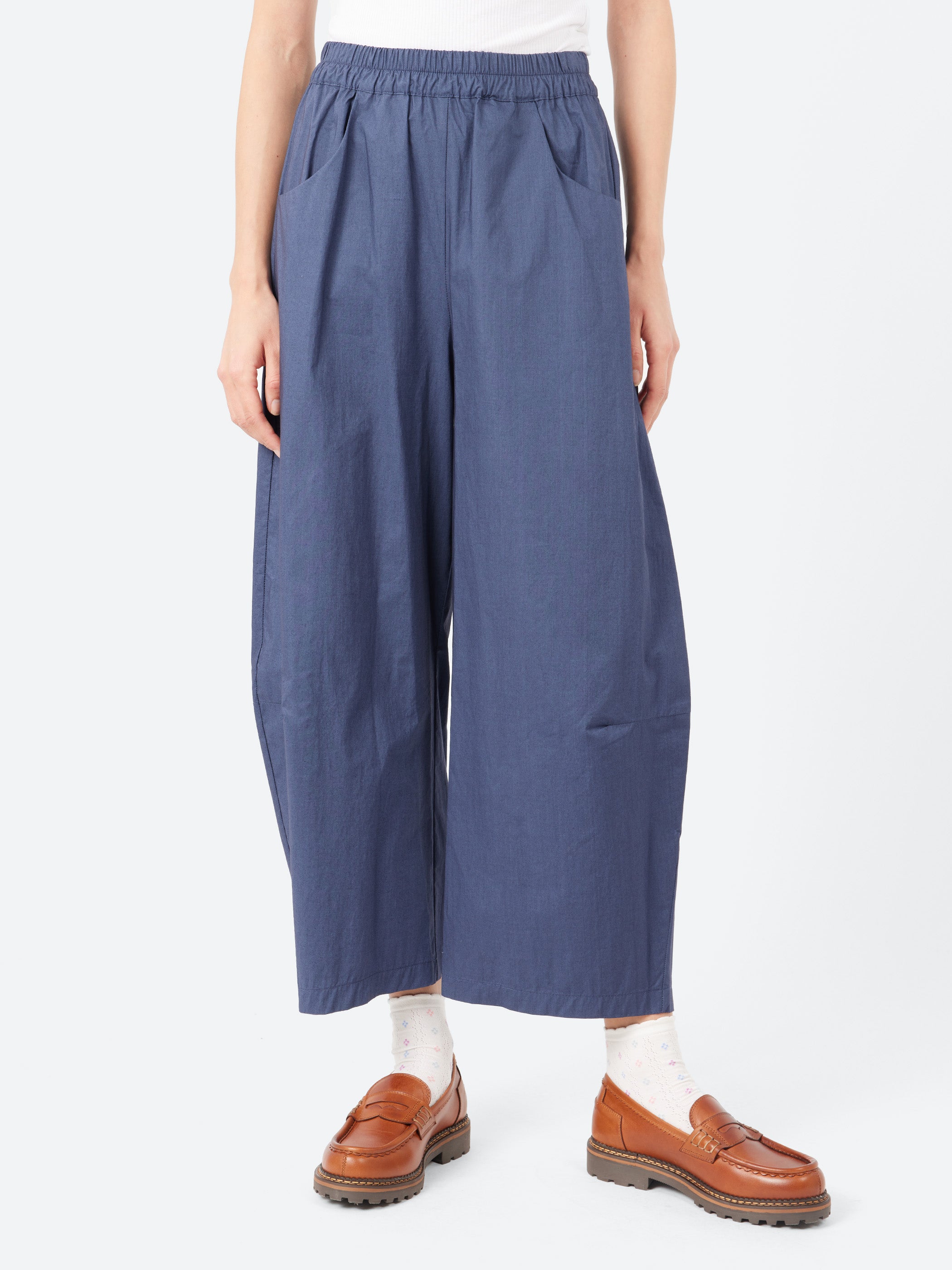 Elastic Pleat Trousers