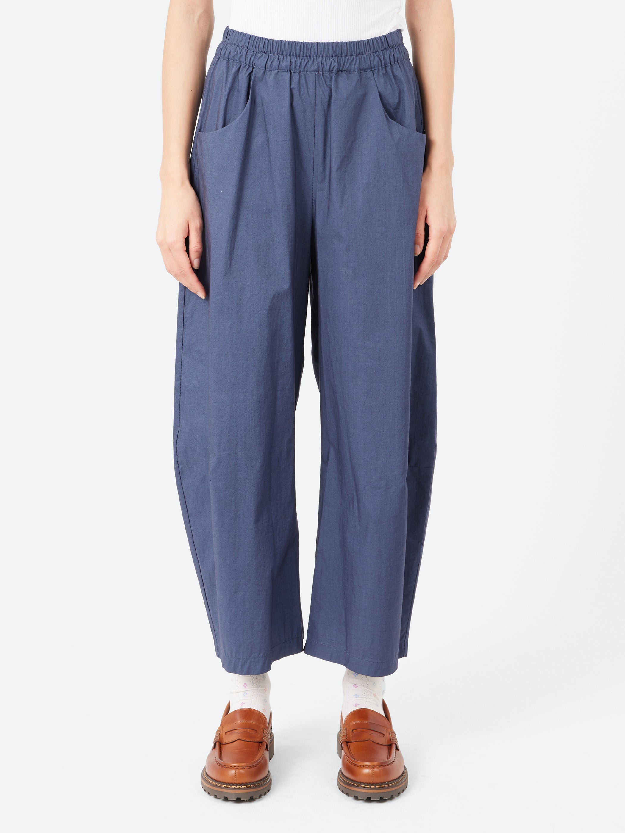 Elastic Pleat Trousers