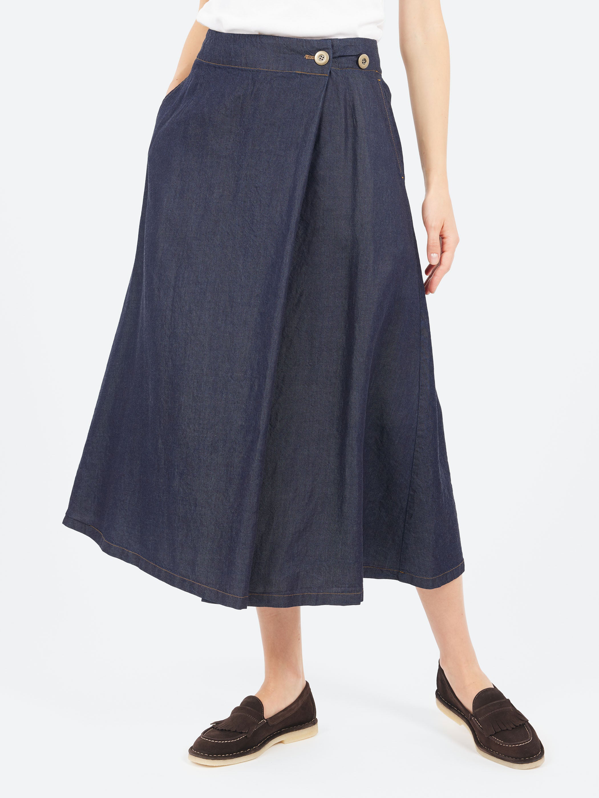 Fake Wrap Skirt