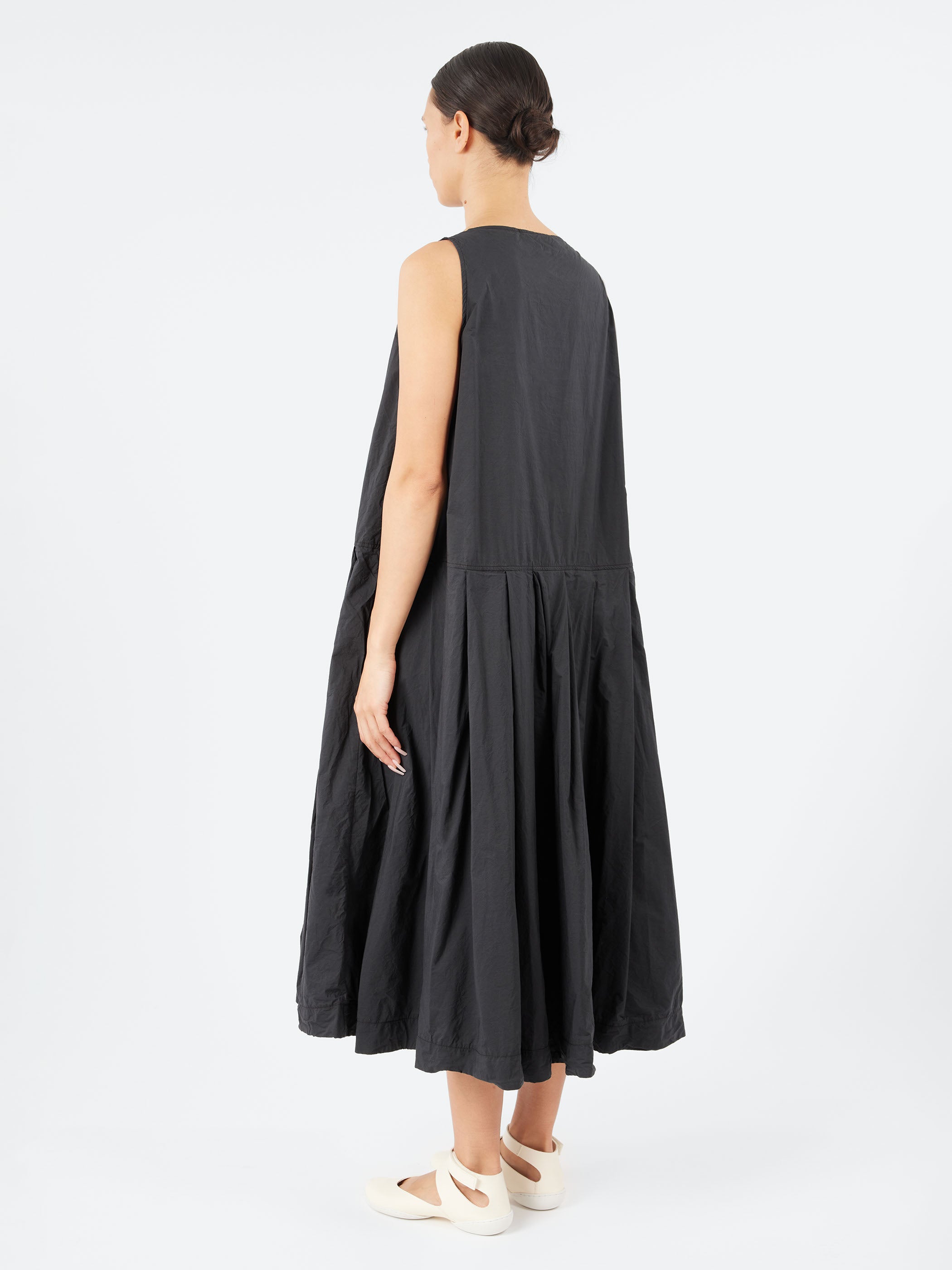 Pleated Sleeveless Dress TC
