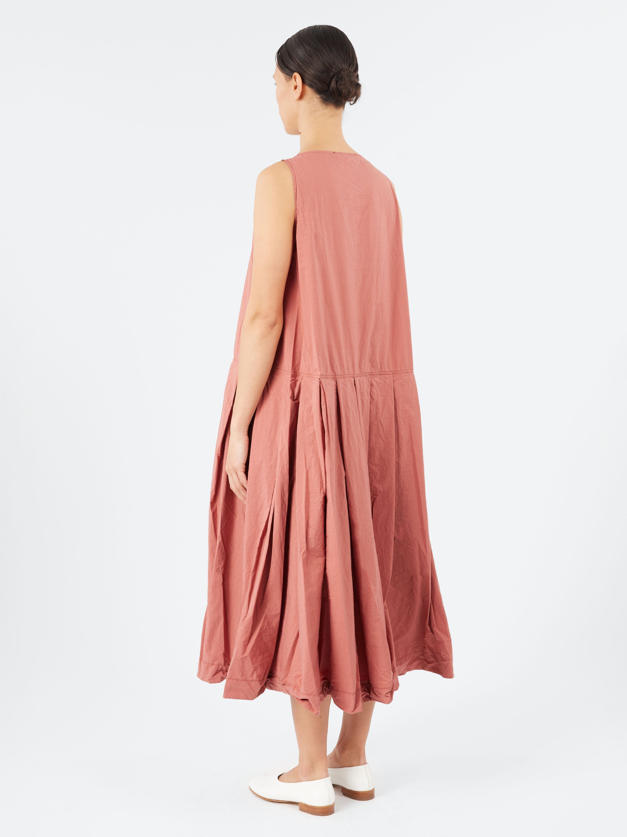 Pleated Sleeveless Dress TC