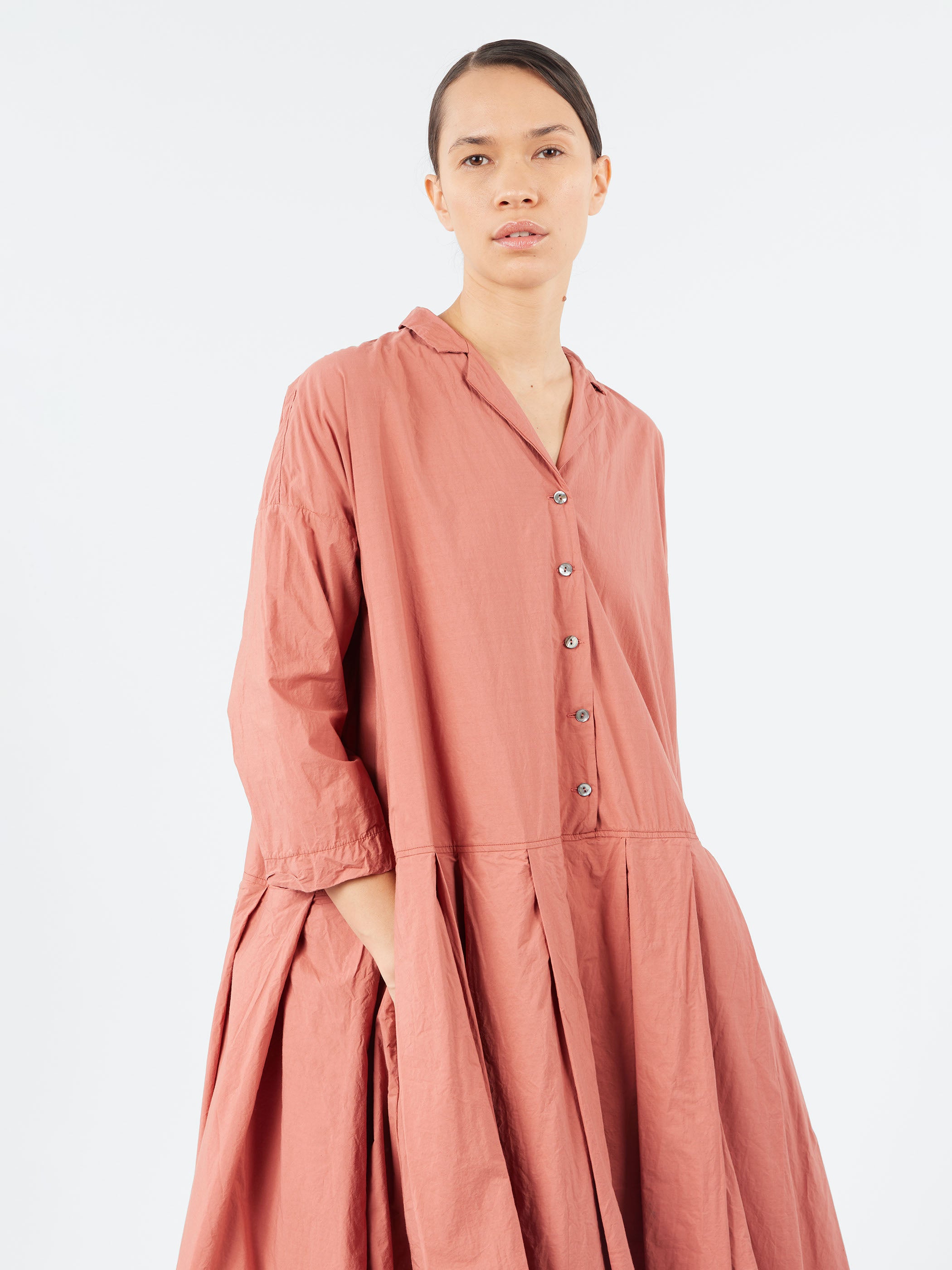 Pleated Collar Dress TC