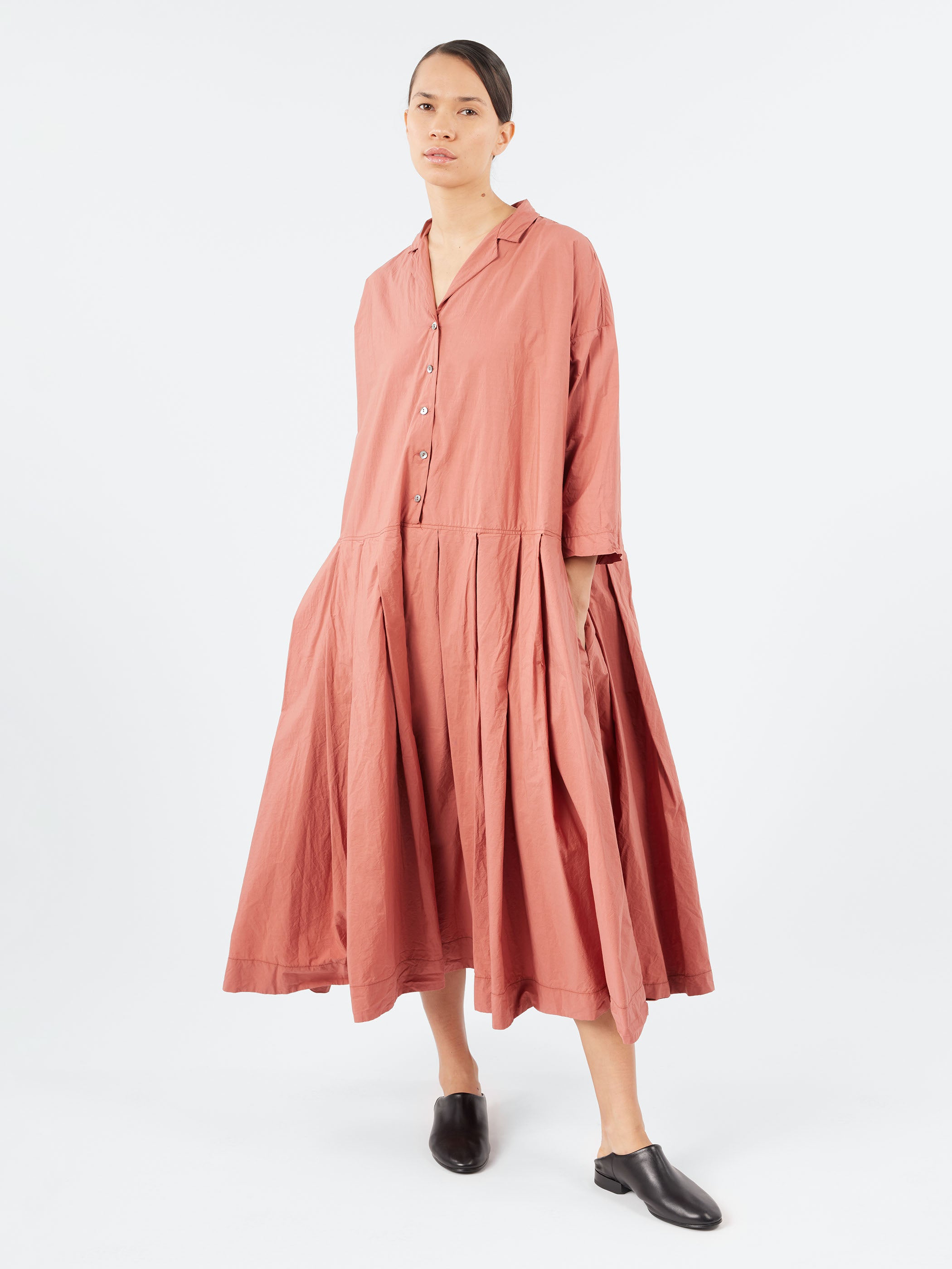Pleated Collar Dress TC