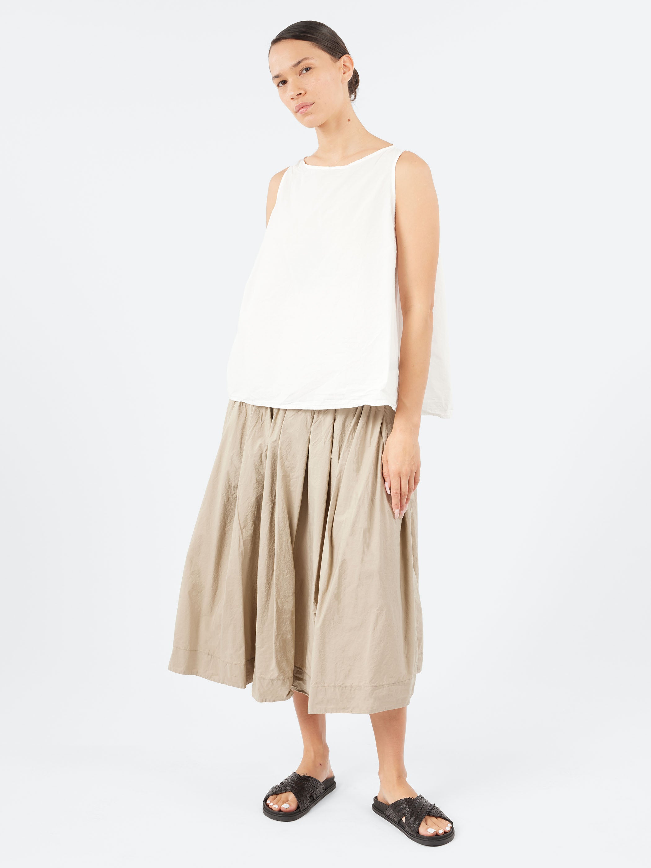 Pleated Short Skirt TC