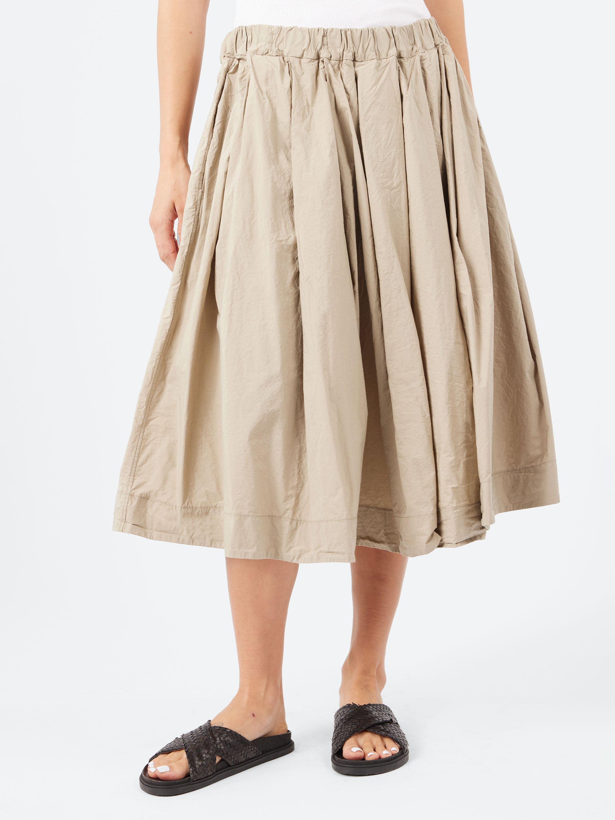 Pleated Short Skirt TC