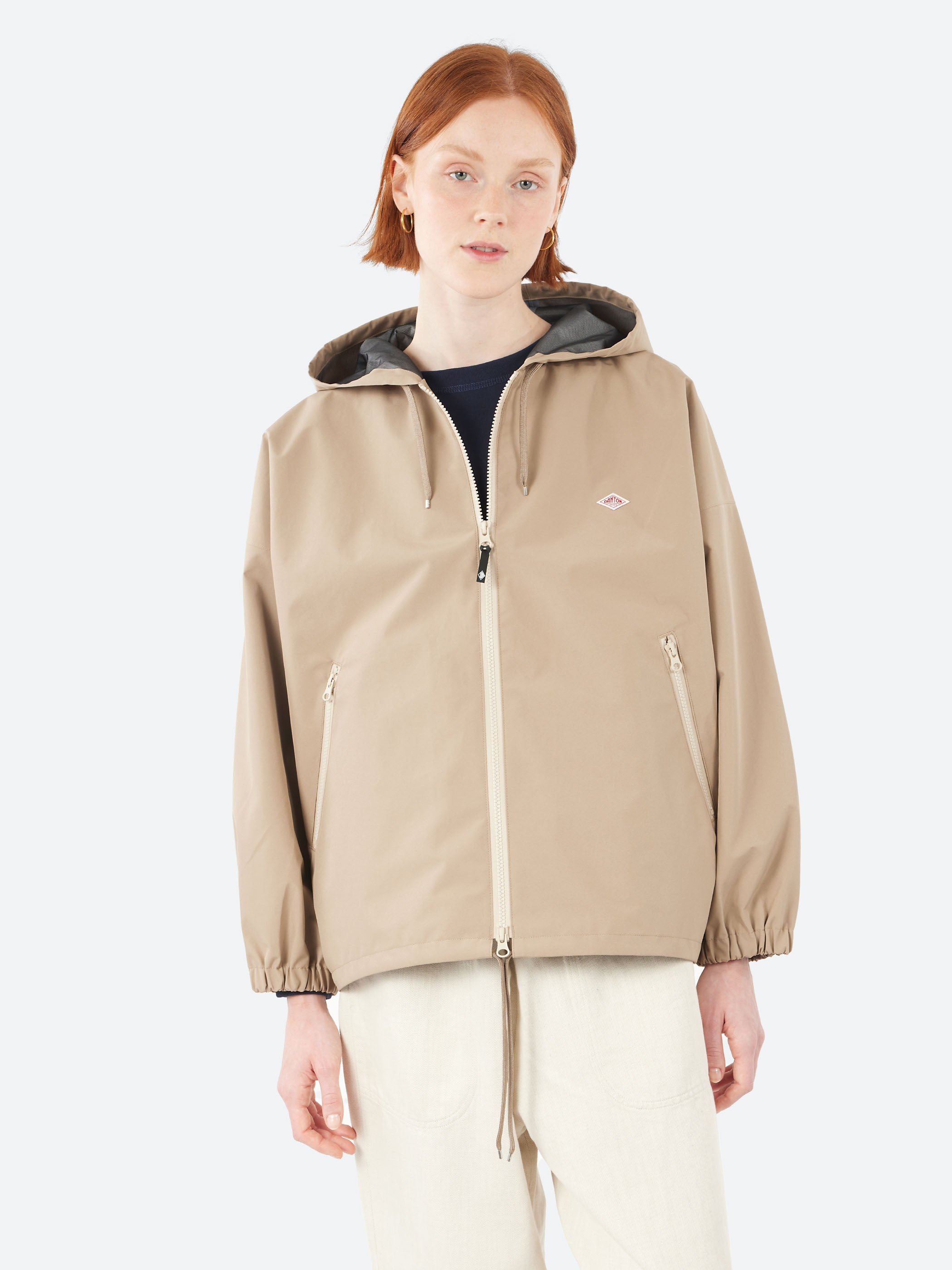 Women's 3-Layer Cloth Hooded Jacket