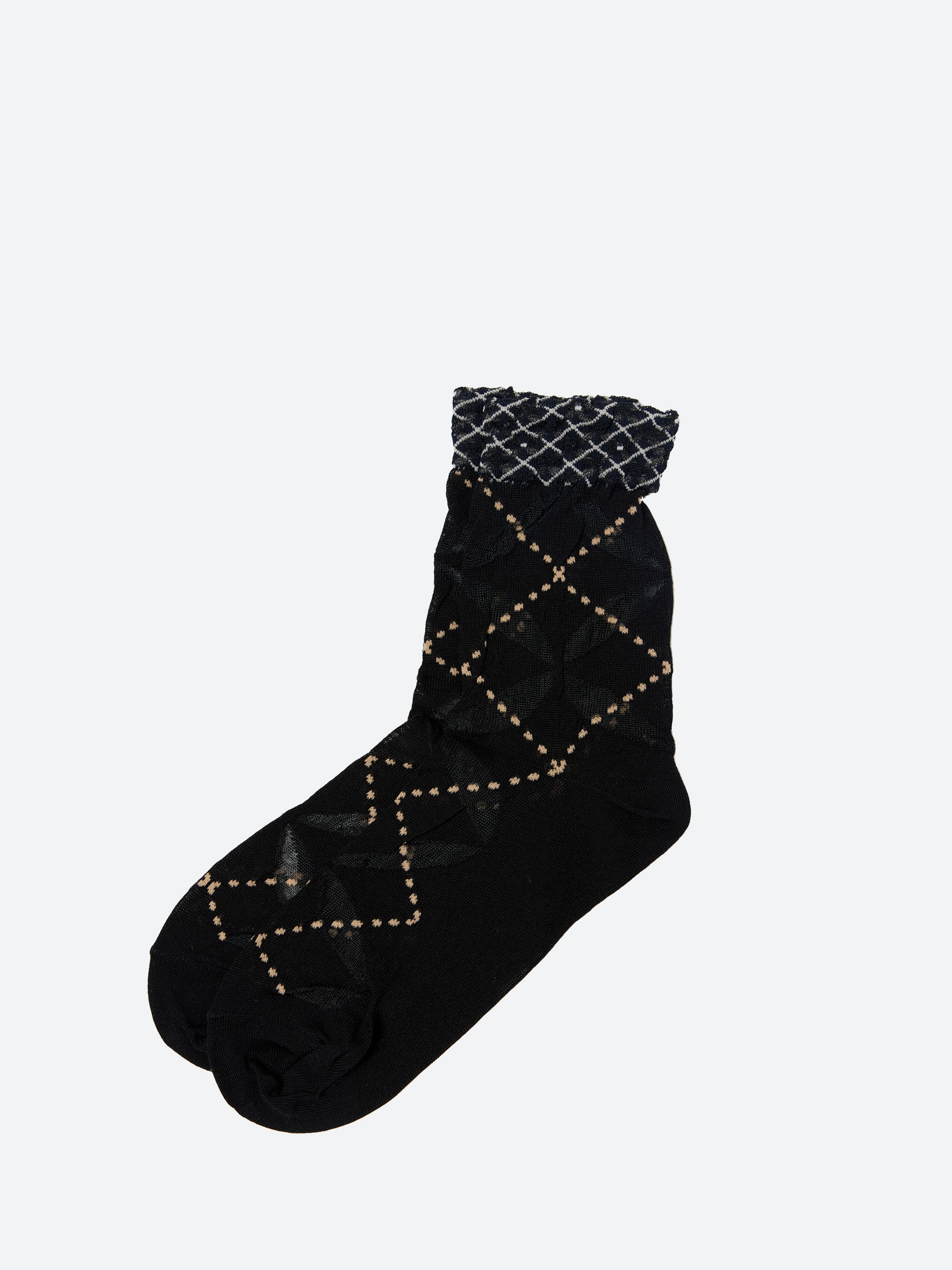 Circle Argyle Socks