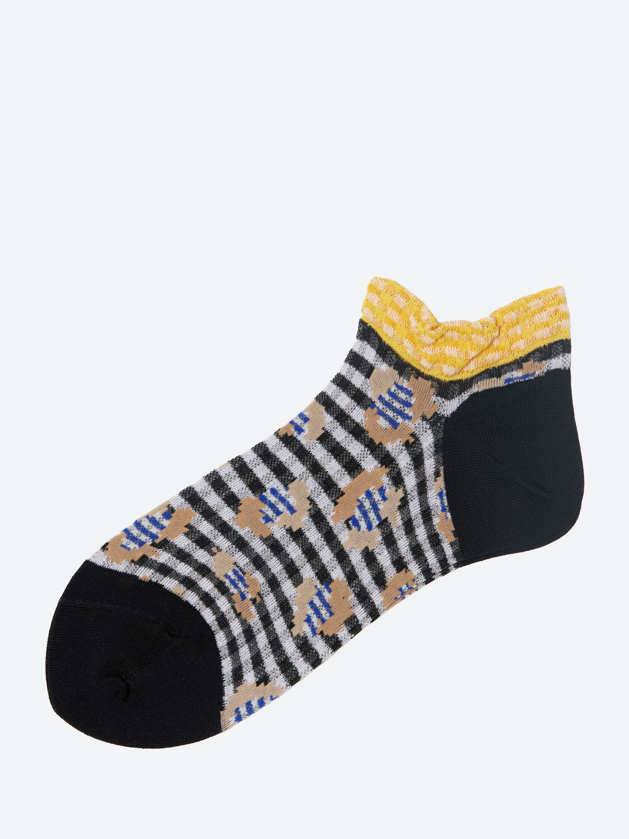 Jungle Check Short Socks